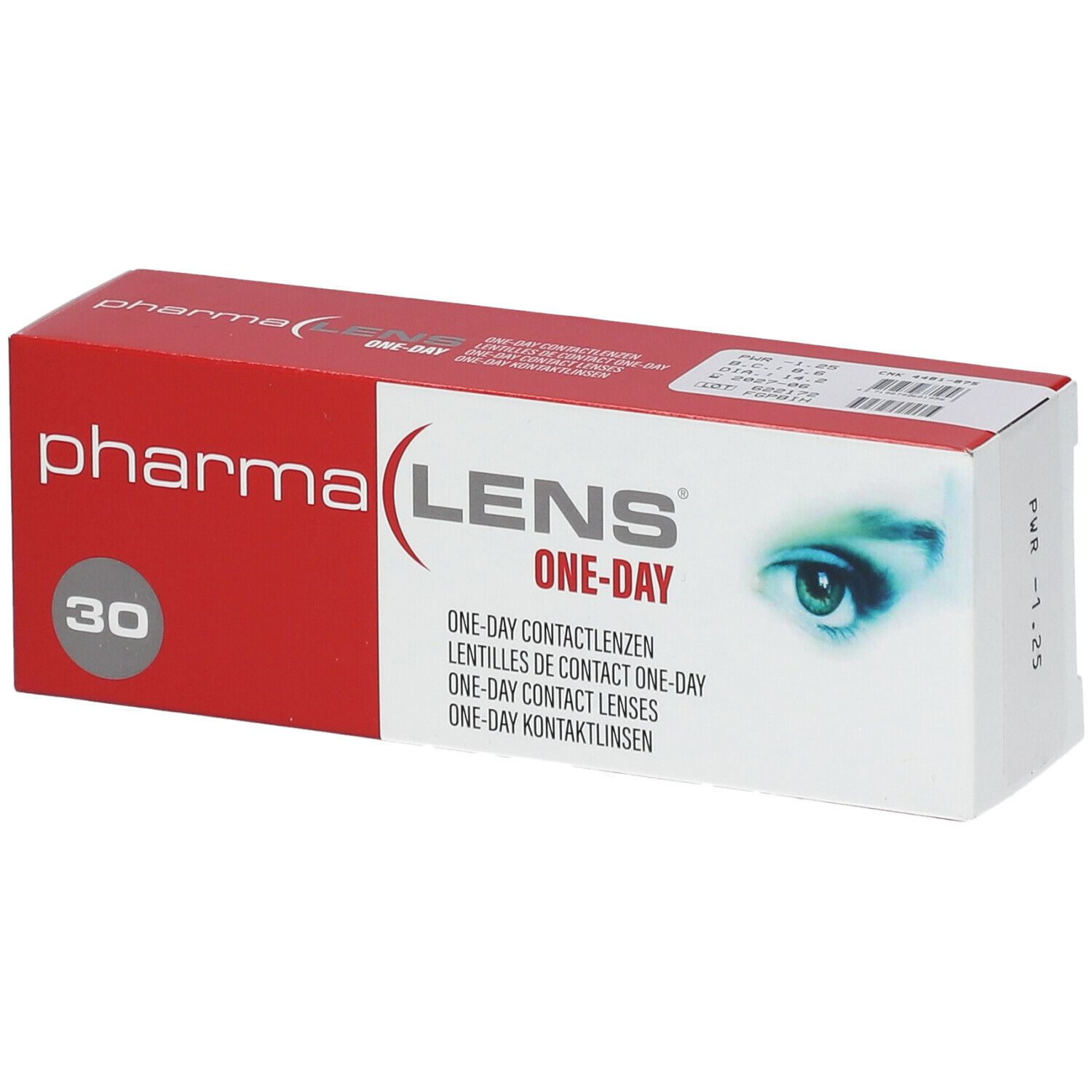 Pharmalens One-Day Lentilles -1,25