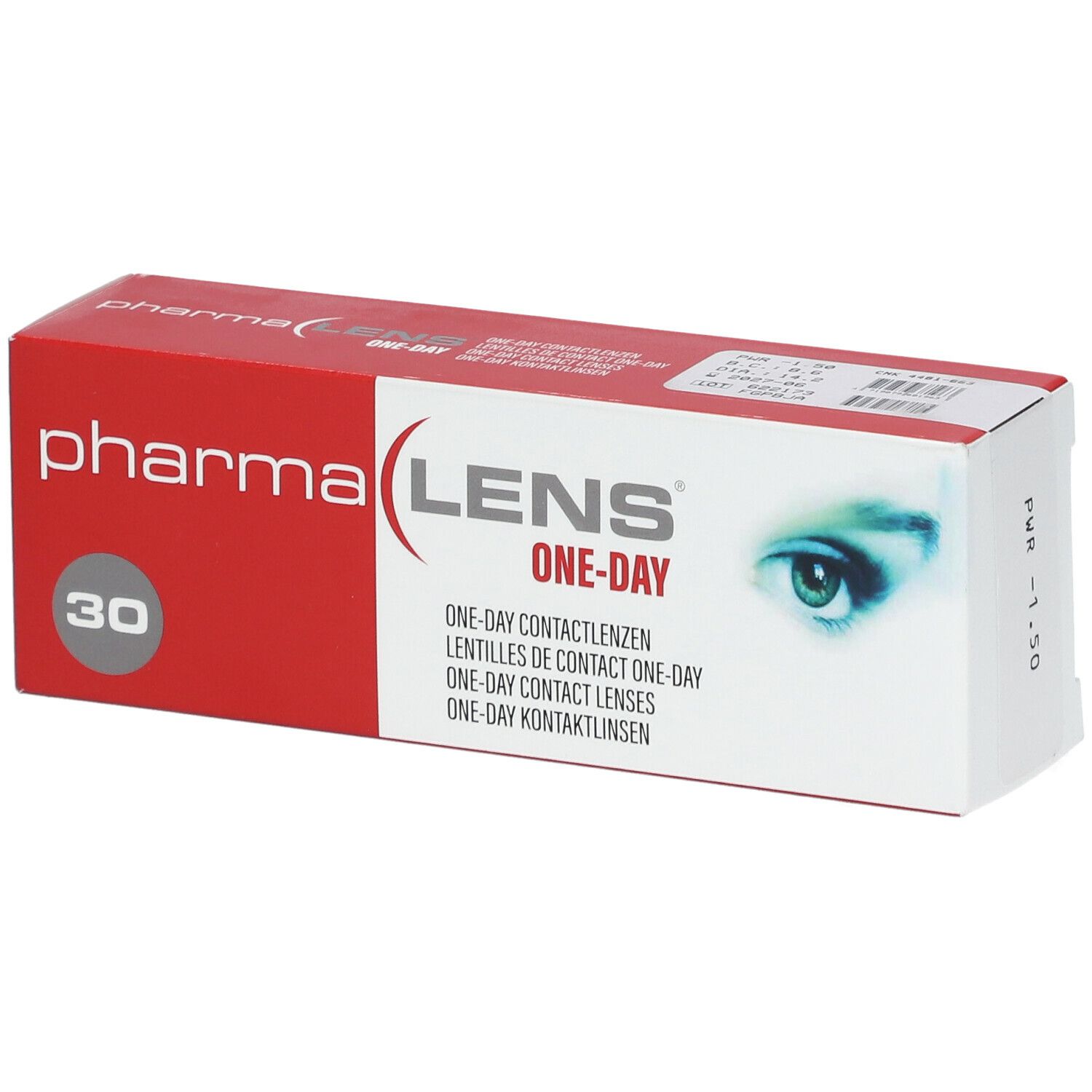 Pharmalens One-Day Lentilles -1,50