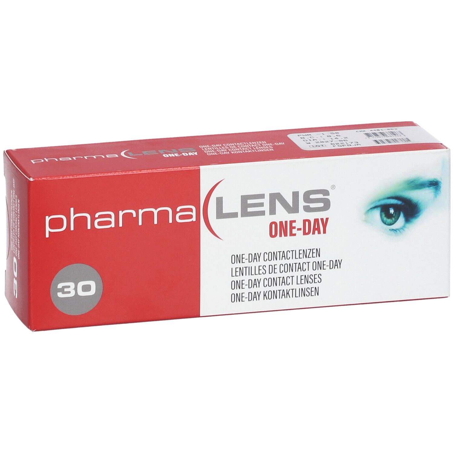 Pharmalens One-Day Lentilles -1,50