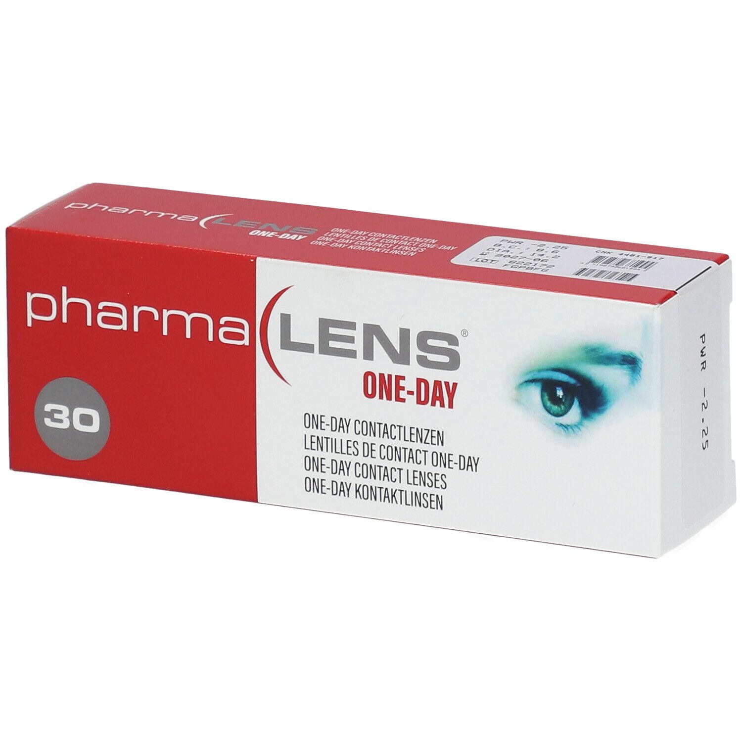 Pharmalens One-Day Lentilles -2,25