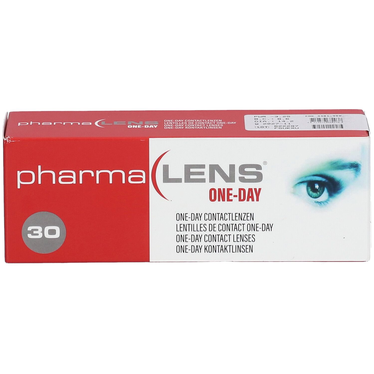 Pharmalens One-Day Contactlenzen -3,25