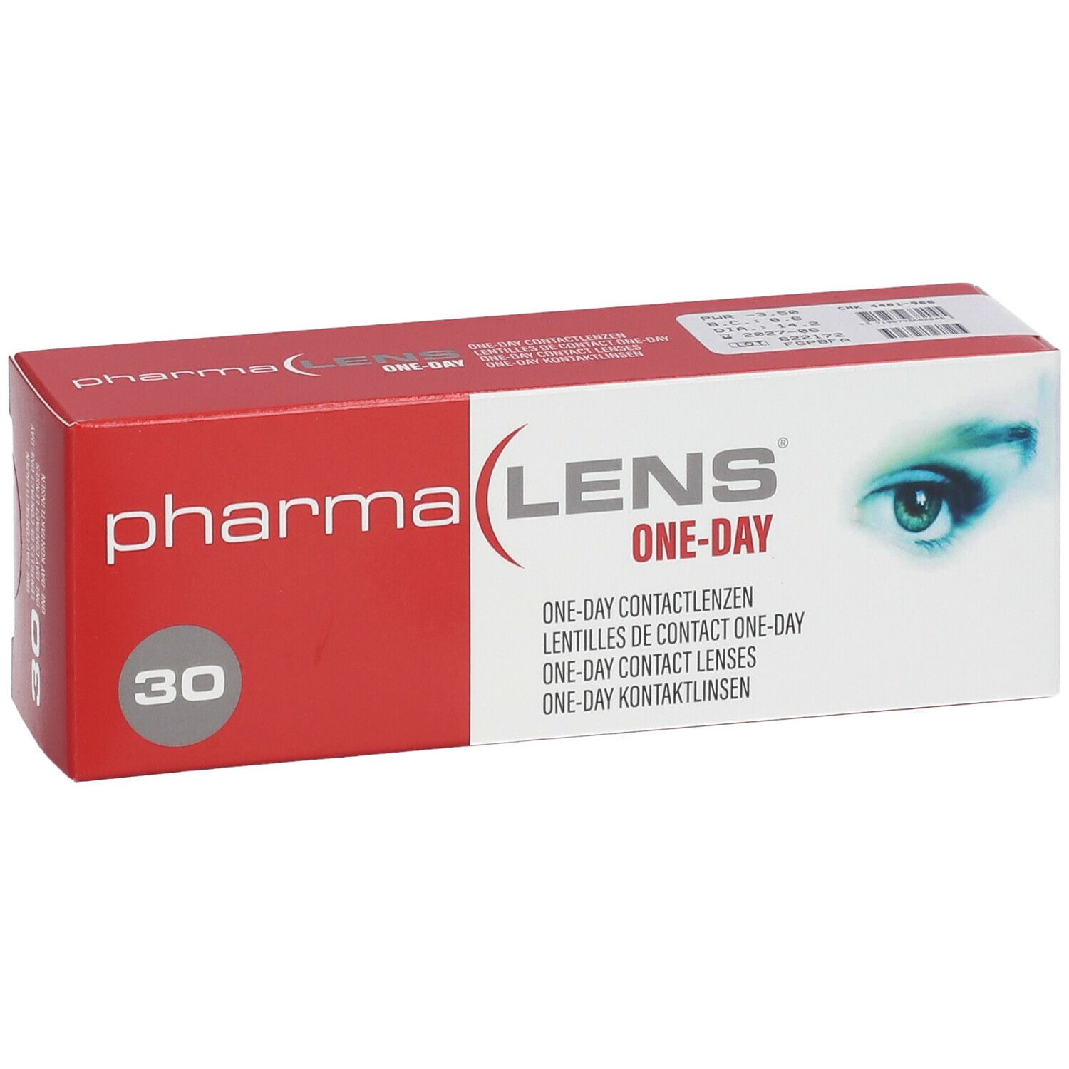 Pharmalens One-Day Lentilles -3,50