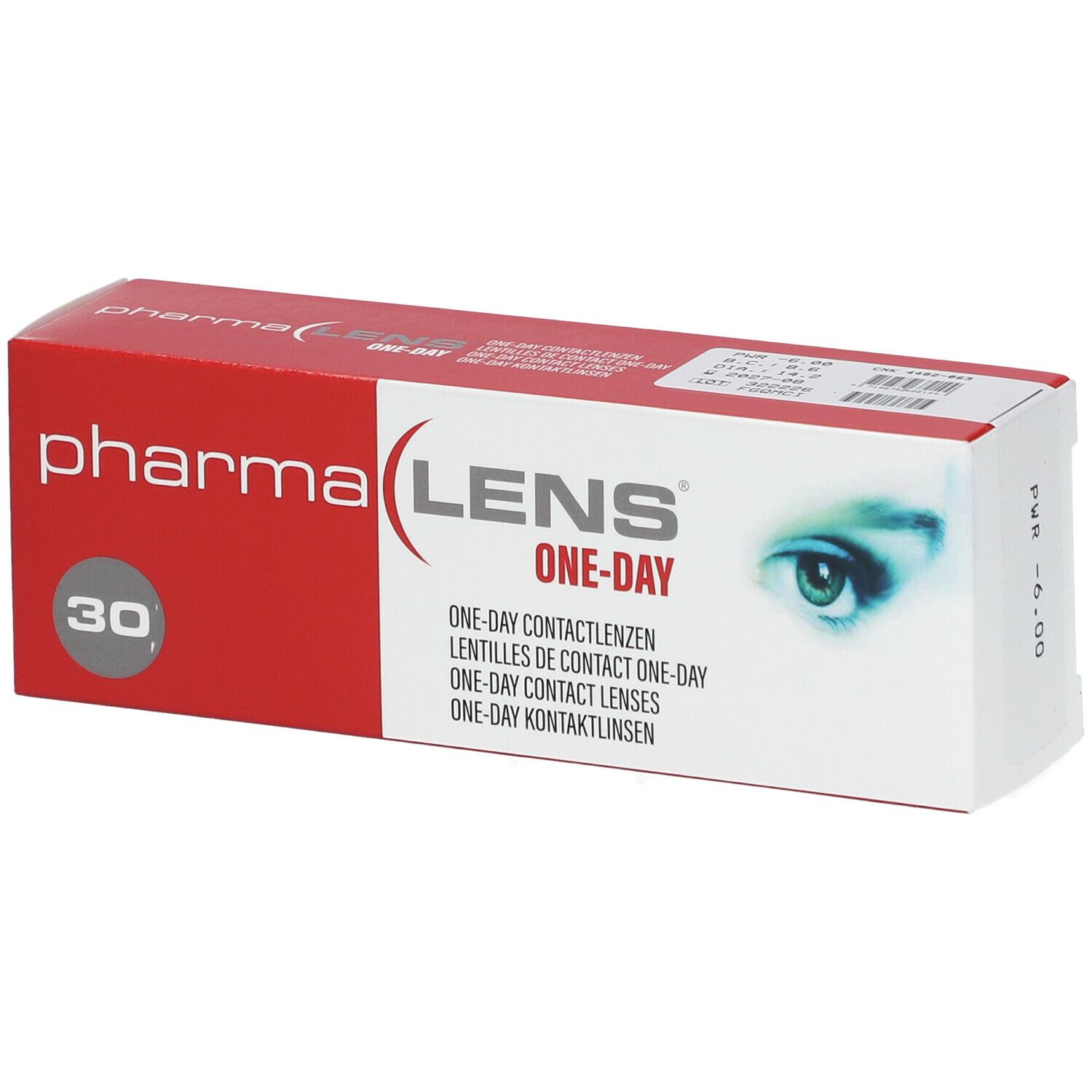 Pharmalens One-Day Lentilles -6,00