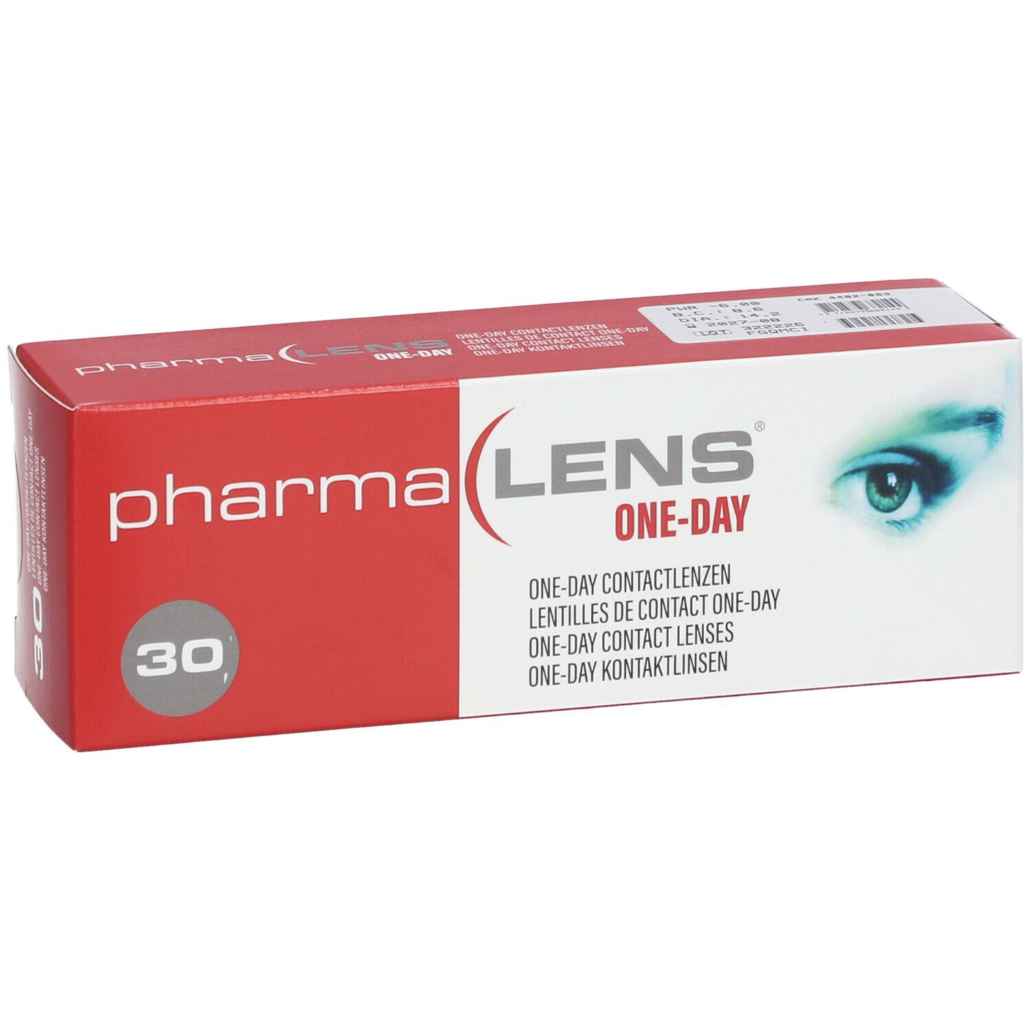 Pharmalens One-Day Lentilles -6,00
