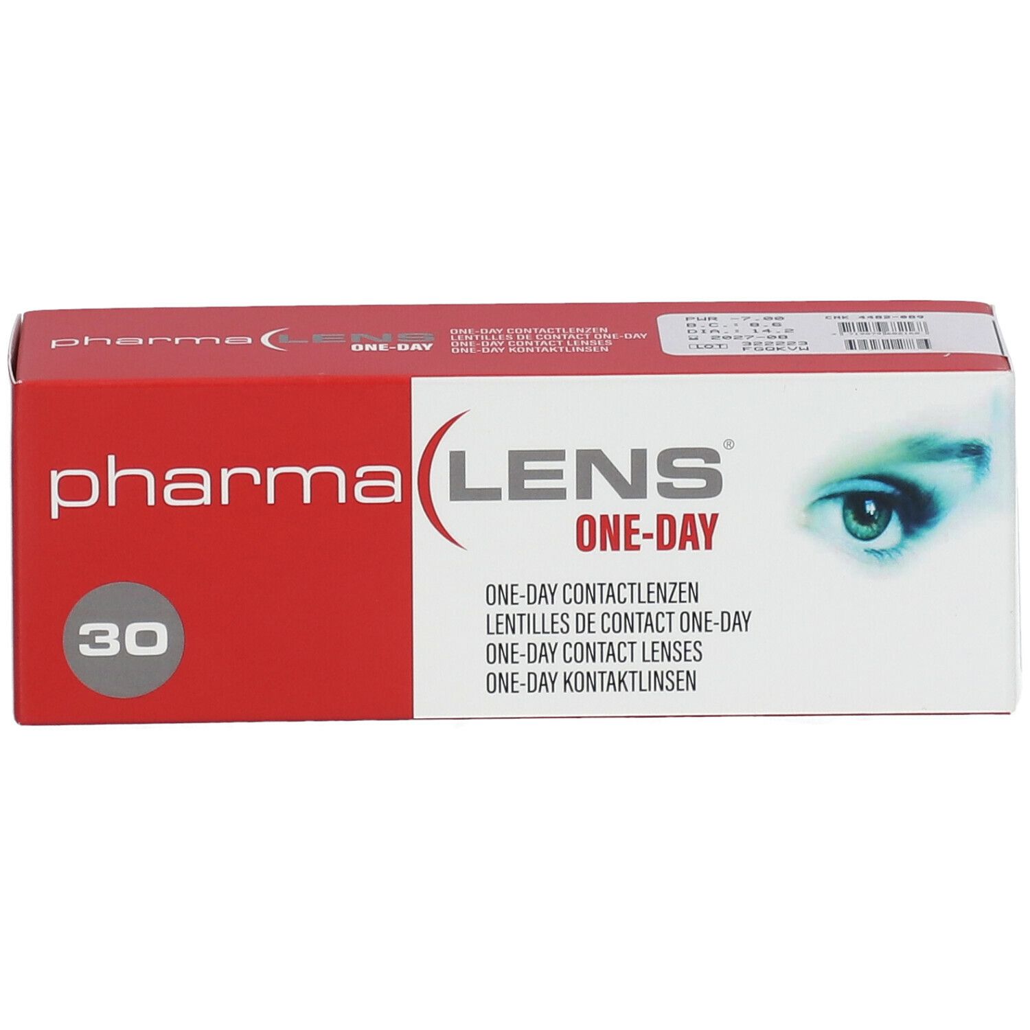 Pharmalens One-Day Lentilles -7,00