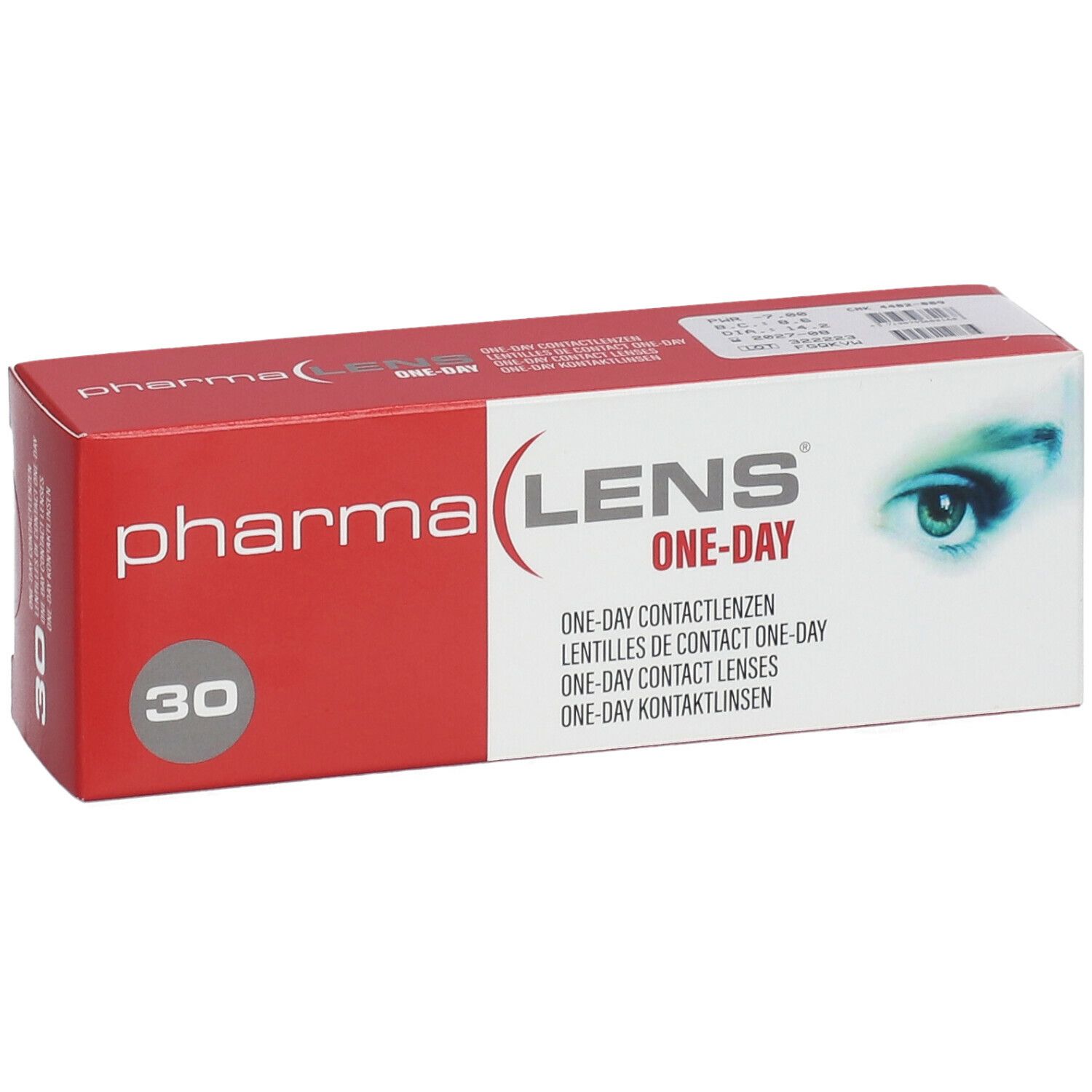 Pharmalens One-Day Lentilles -7,00