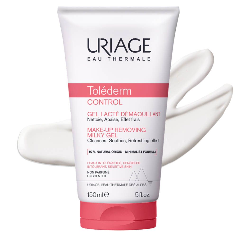 Uriage Toléderm Control Gel Lacté Démaquillant Peaux Intolérantes à Sensibles