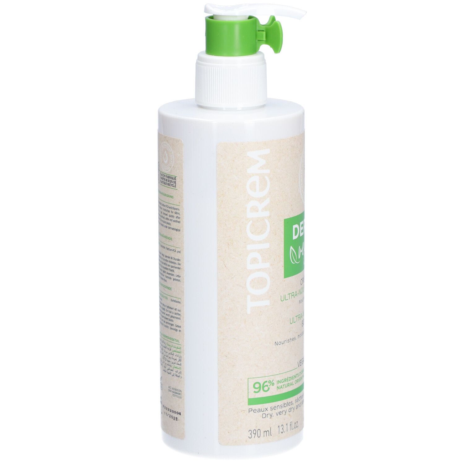 TOPICREM DermoVegetal Crème ultra-nourrissante pour le corps