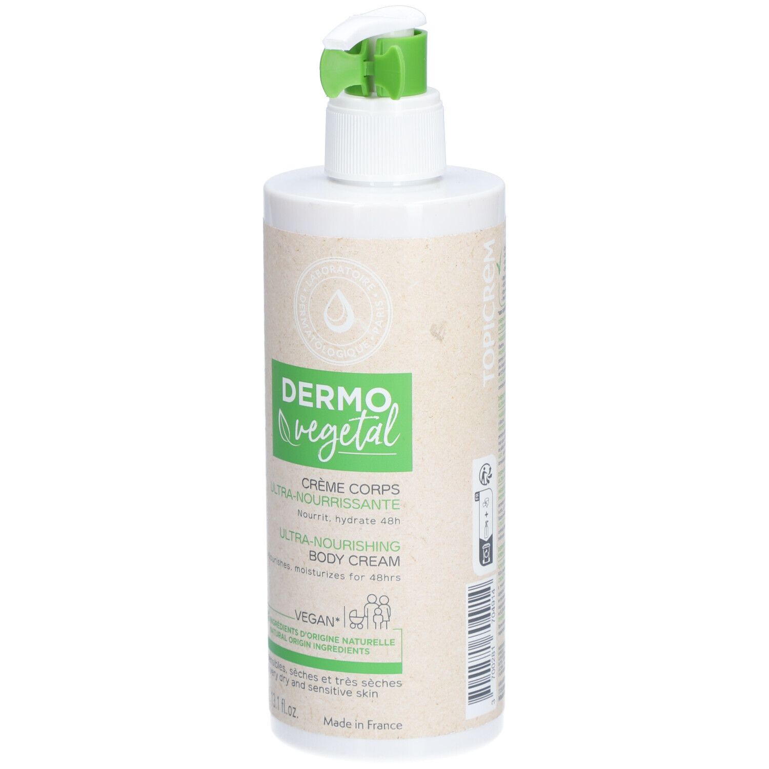 TOPICREM DermoVegetal Crème ultra-nourrissante pour le corps