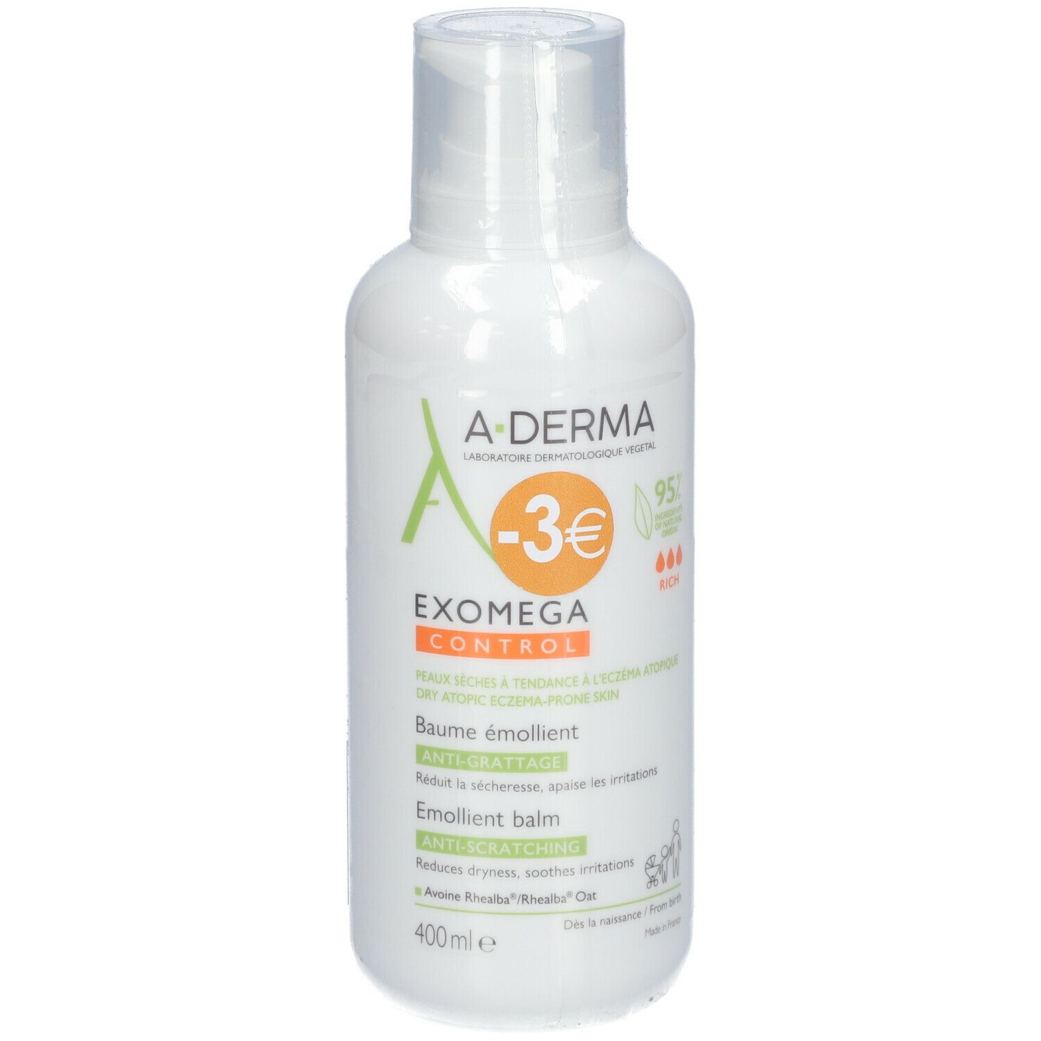 A-Derma Exomega Control Emolliërende Balsem Verlaagde Prijs