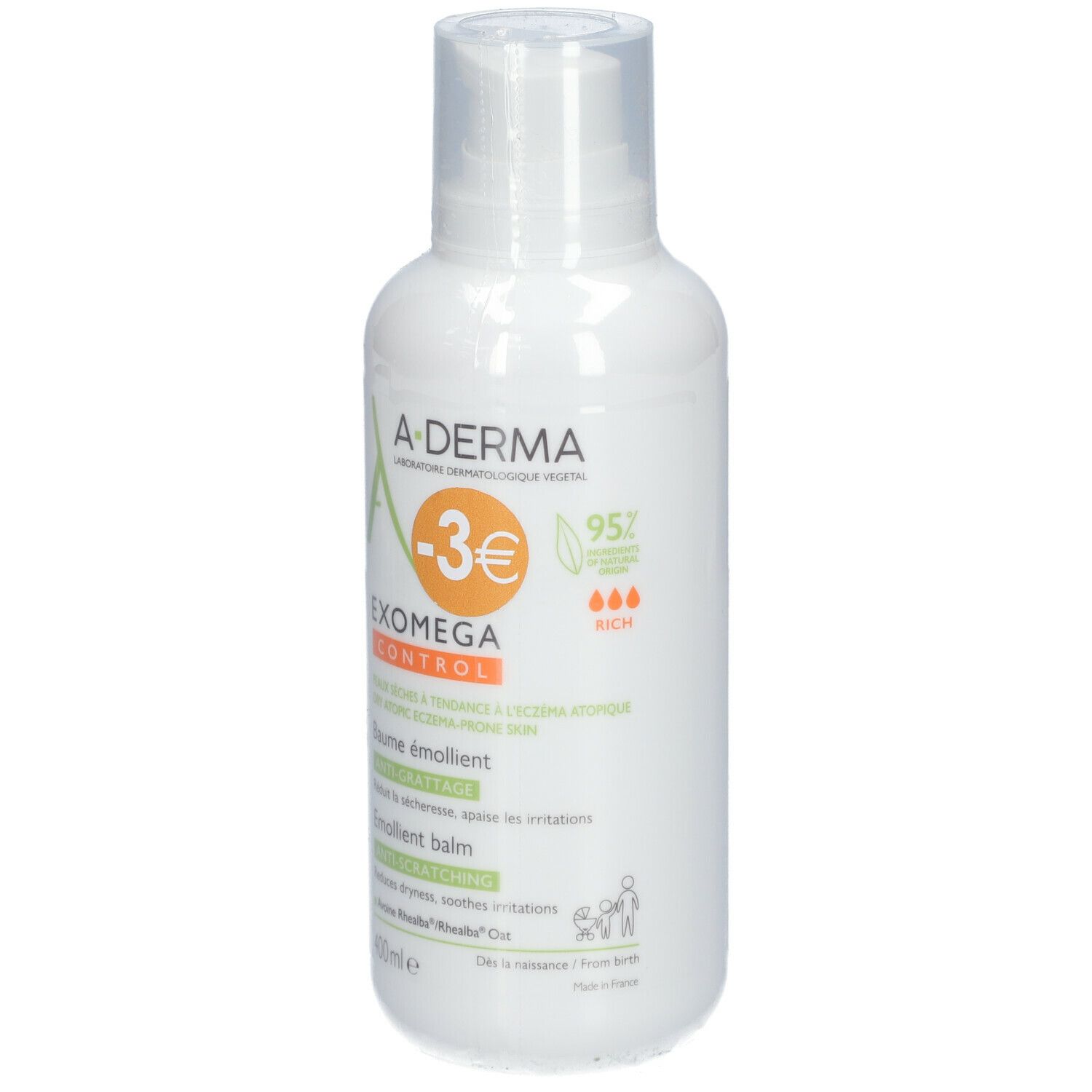 A-Derma Exomega Control Emolliërende Balsem Verlaagde Prijs