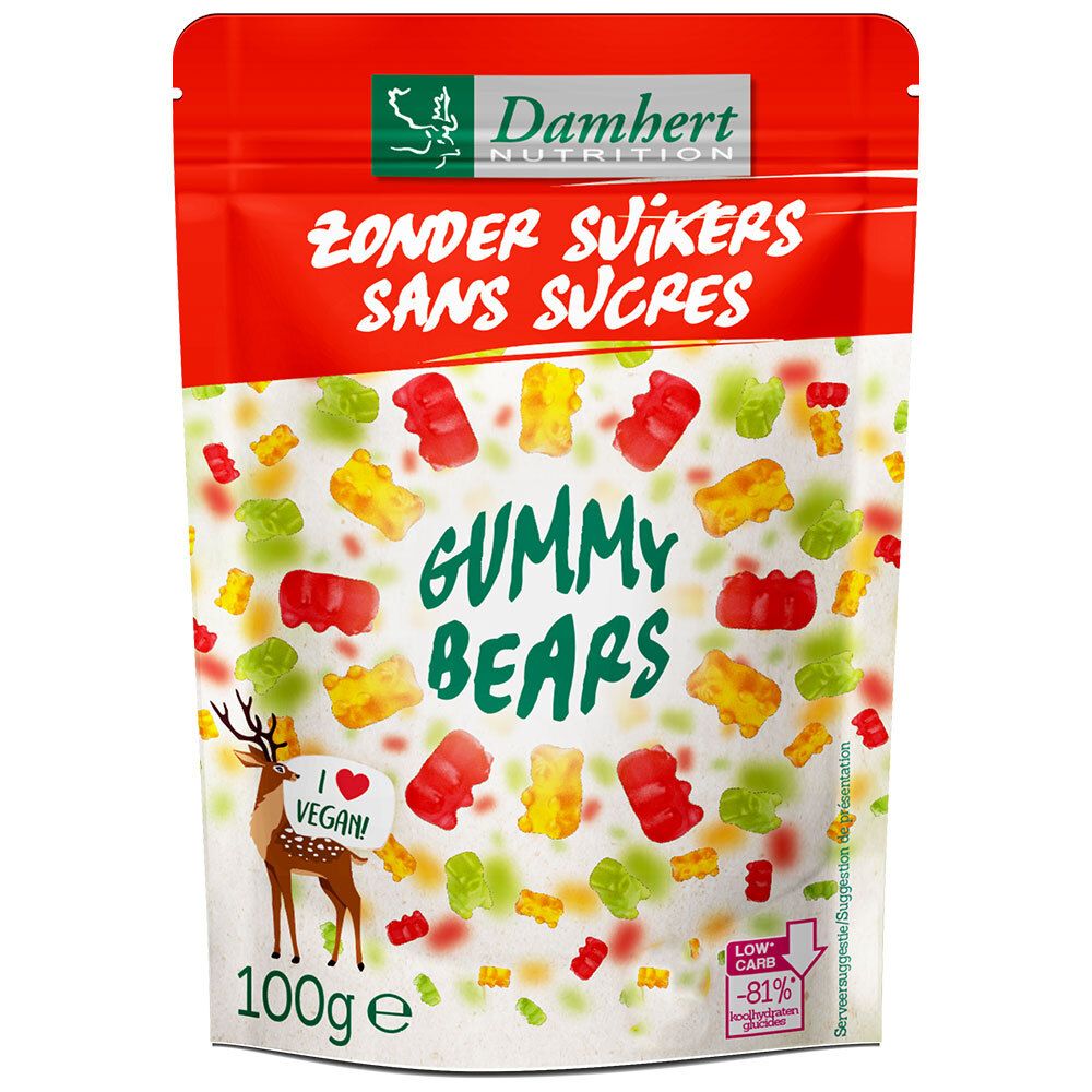 Damhert Zonder Suiker Vegan Gummybears