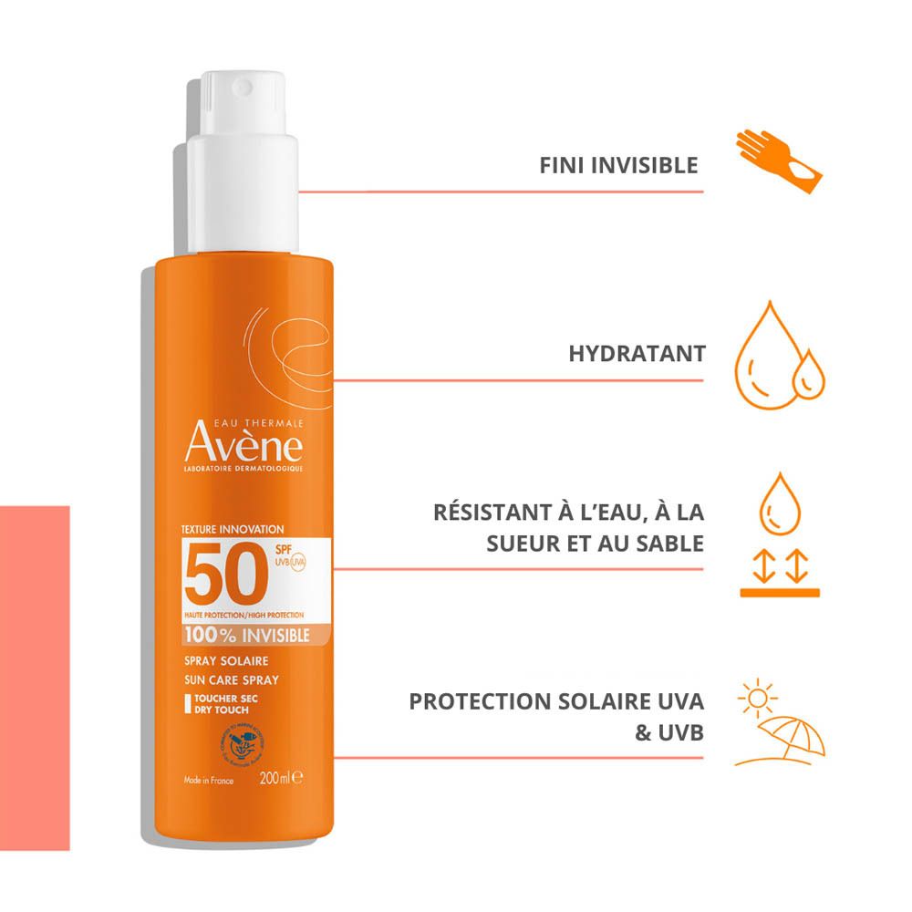 Avène Spray Solaire 100 % Invisible SPF50