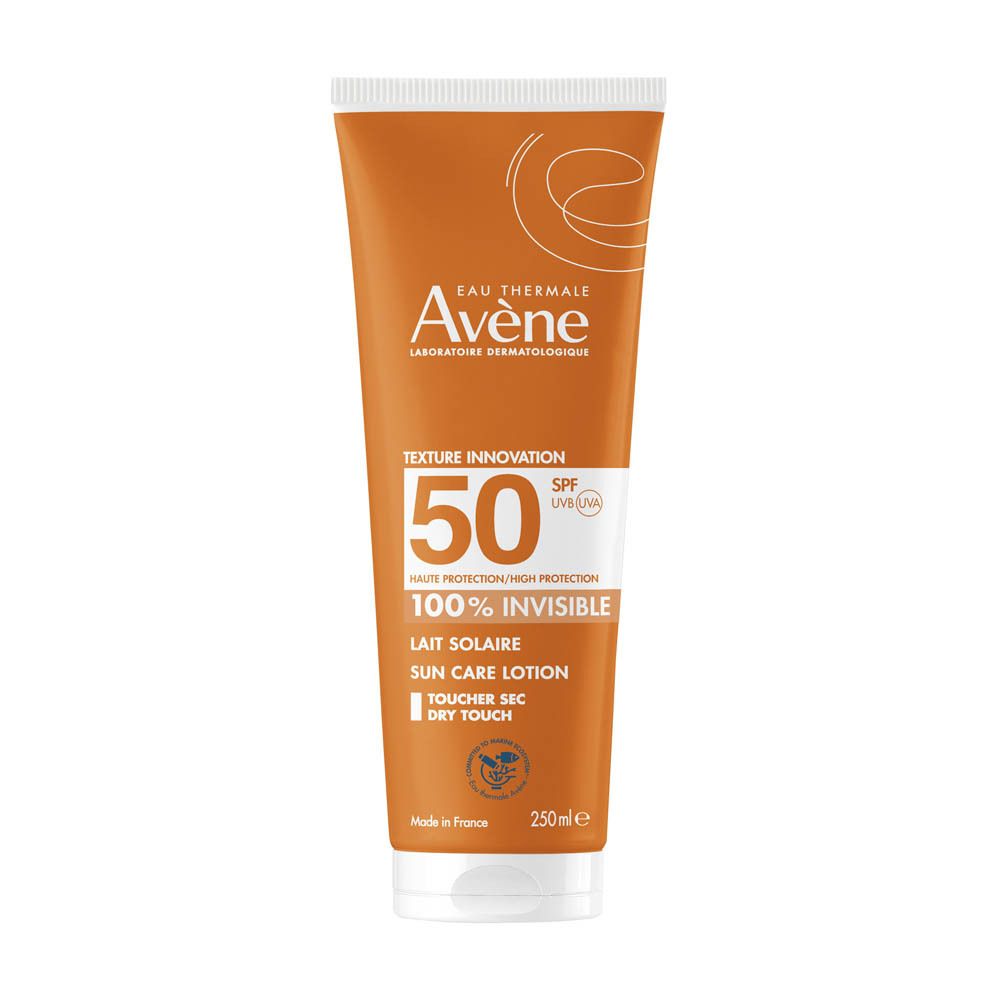 Avène Zon 100% invisible zonnemelk SPF50 | Zeer hoge zonnebescherming | Gevoelige huid