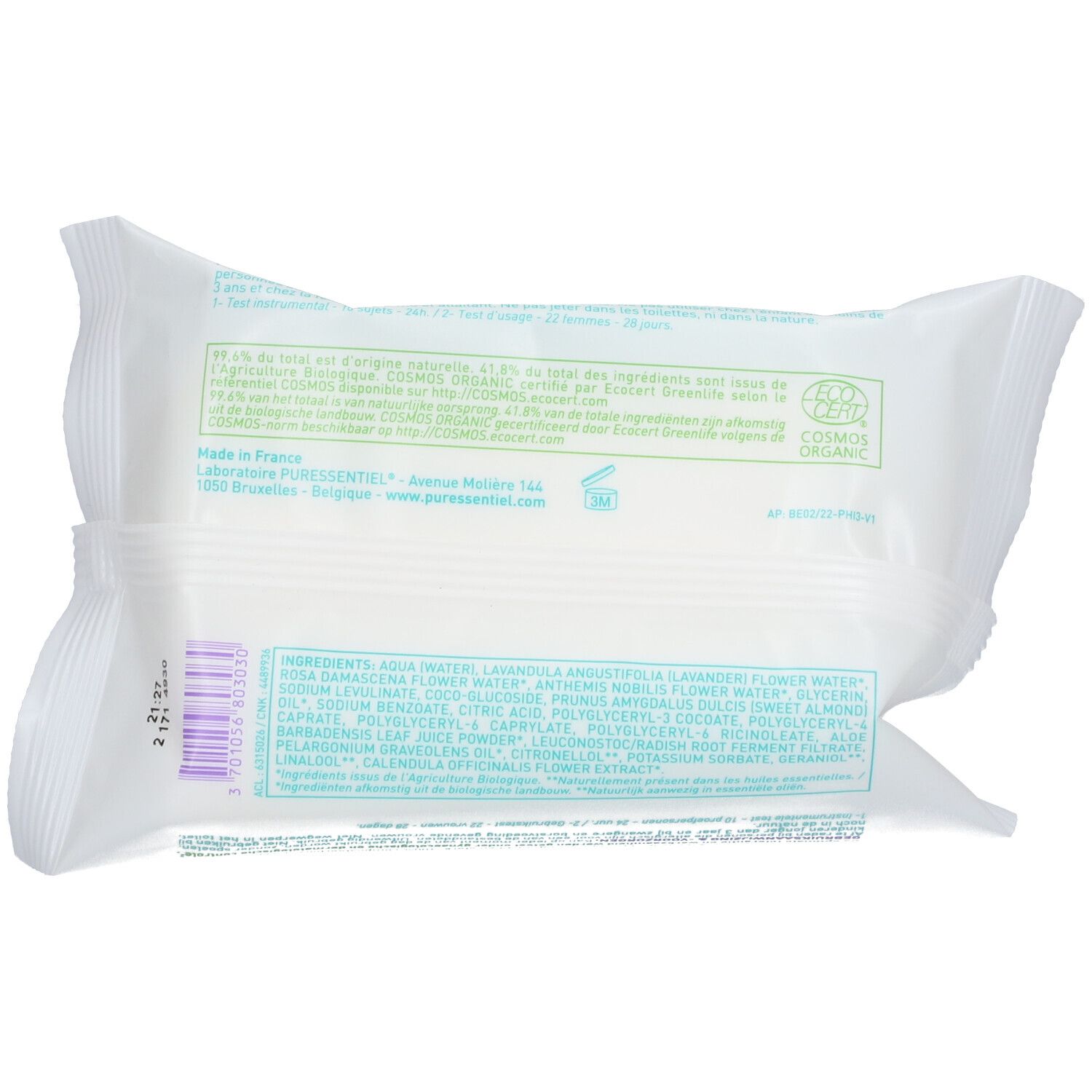 Puressentiel Hygiène Intime Lingettes