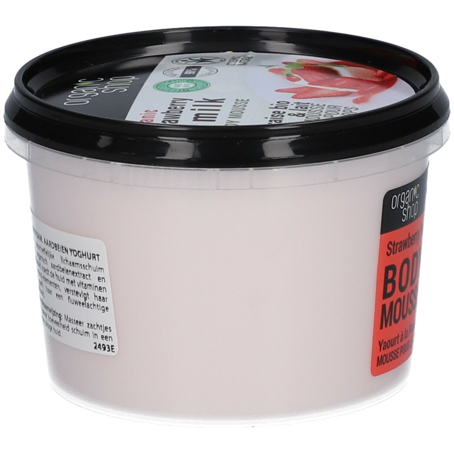 Organic Shop Body Mousse Strawberry & Milk
