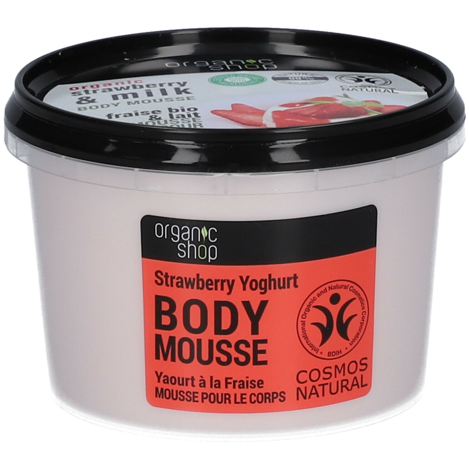 Organic Shop Body Mousse Strawberry & Milk