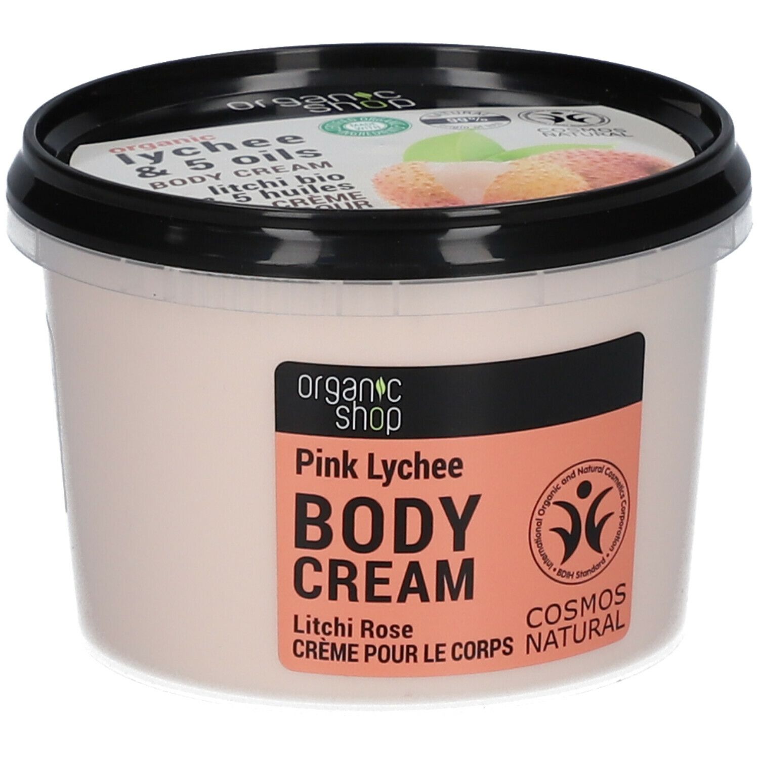 Organic Shop Body Cream Lychee & 5 Oils