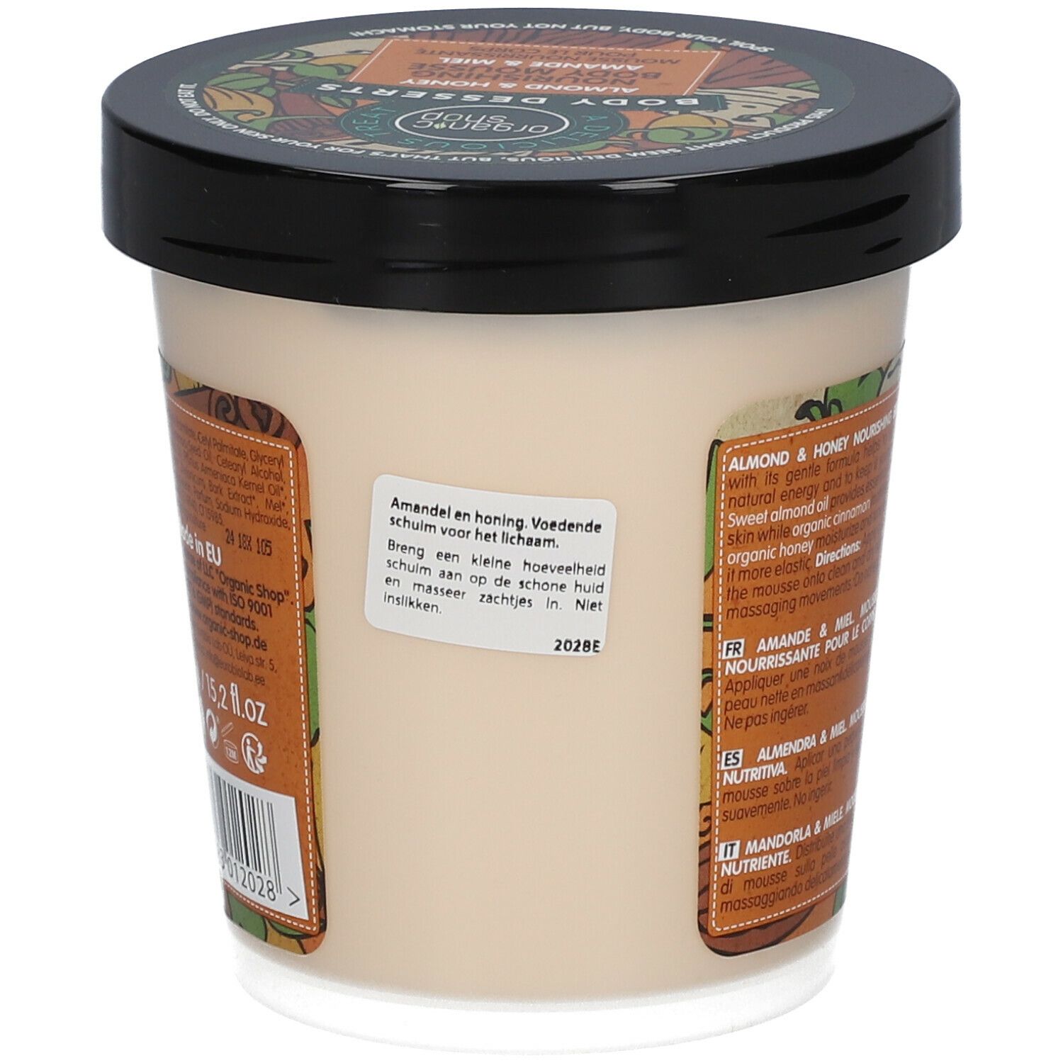 Organic Shop Nourishing Body Mousse Body Desserts Almond & Honey