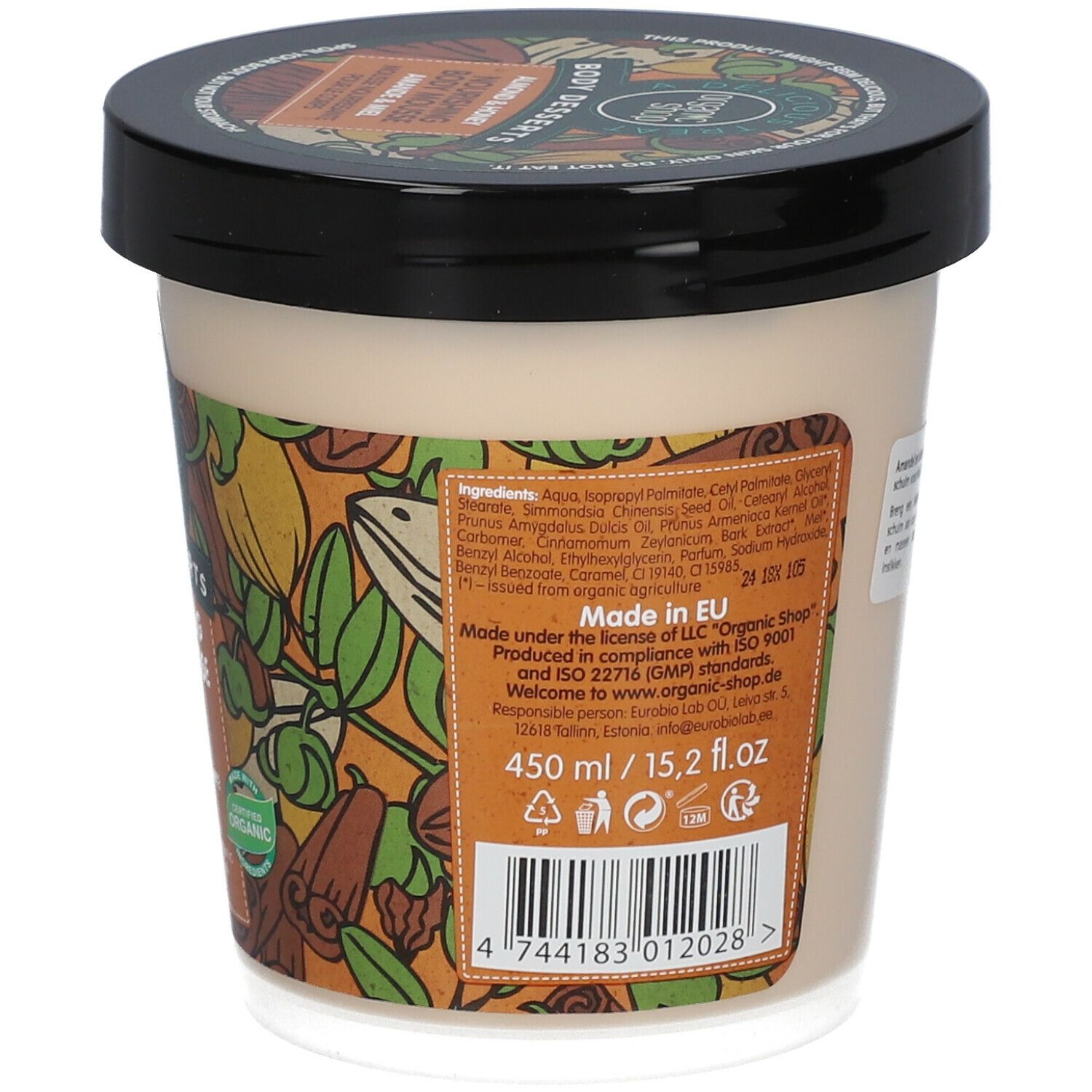 Organic Shop Nourishing Body Mousse Body Desserts Almond & Honey