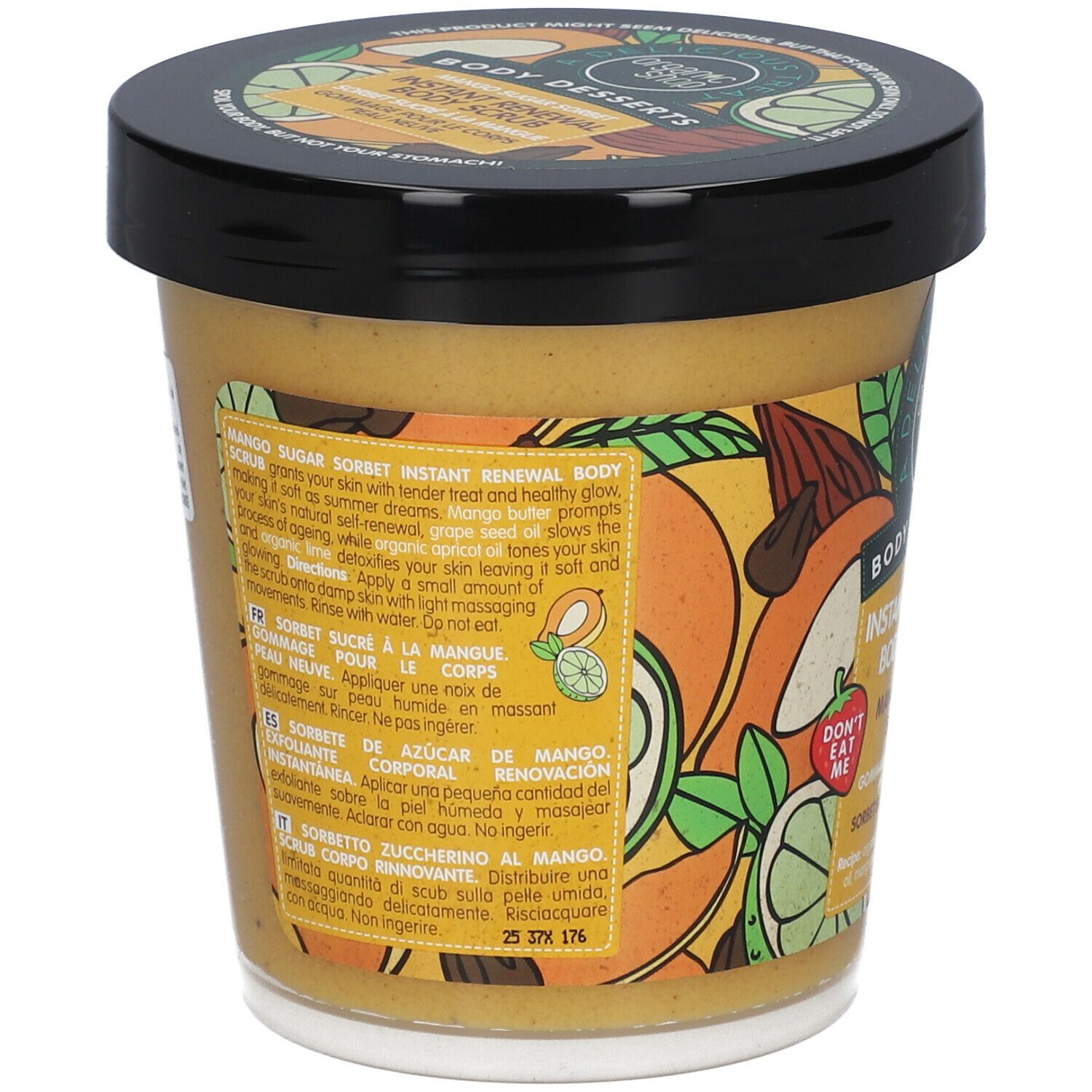 Organic Shop Instant Renewal Body Scrub Body Desserts Mango Sugar Sorbet