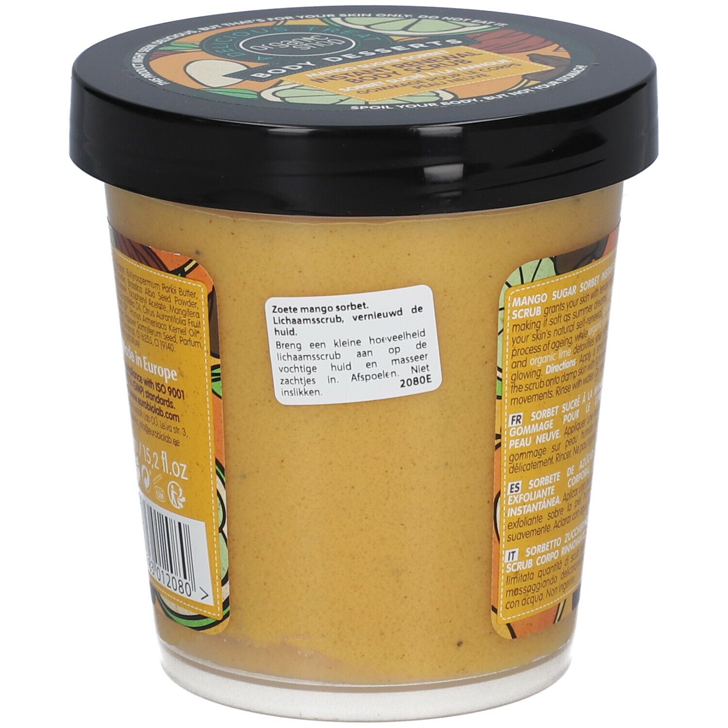 Organic Shop Instant Renewal Body Scrub Body Desserts Mango Sugar Sorbet
