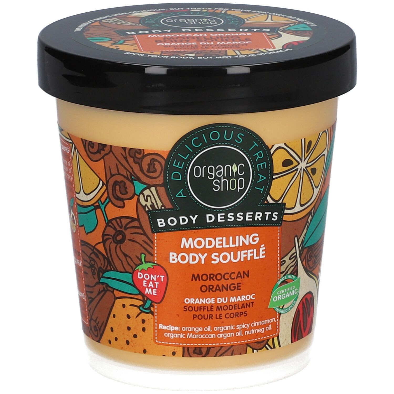 Organic Shop Modelling Body Soufflé Body Desserts Moroccan Orange