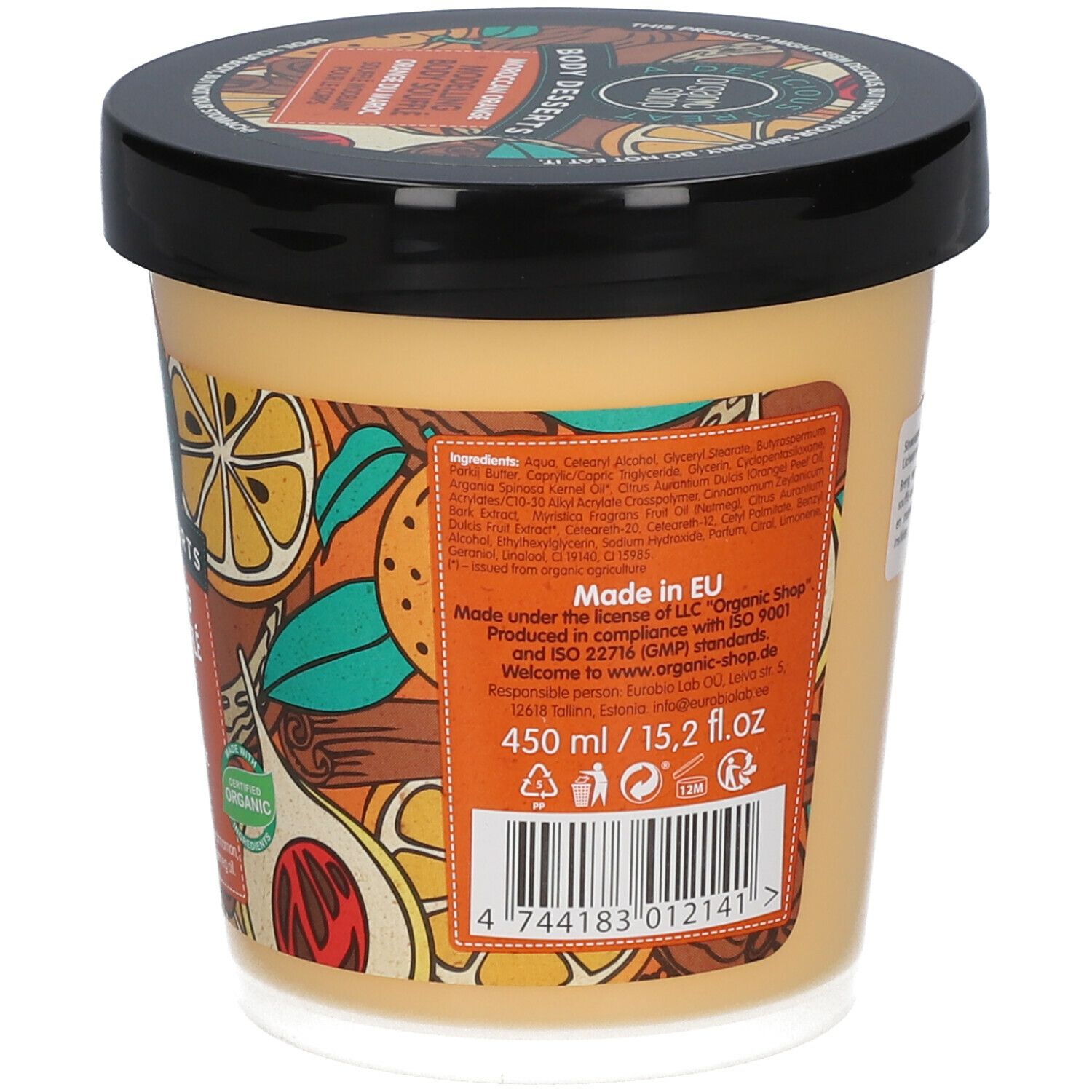 Organic Shop Modelling Body Soufflé Body Desserts Moroccan Orange