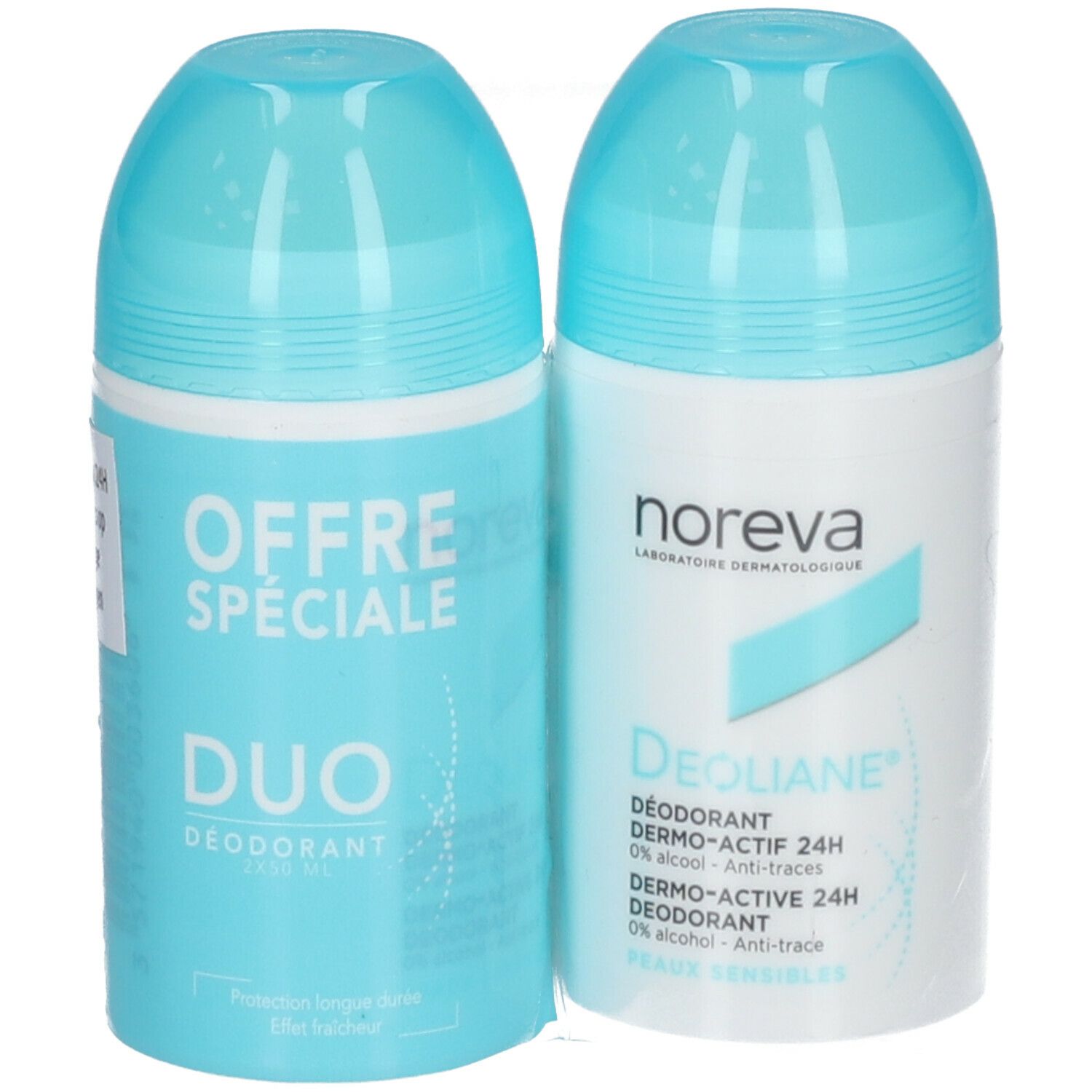 Noreva Deoliane® Dermo-Active 24h Deodorant Roll-On DUO