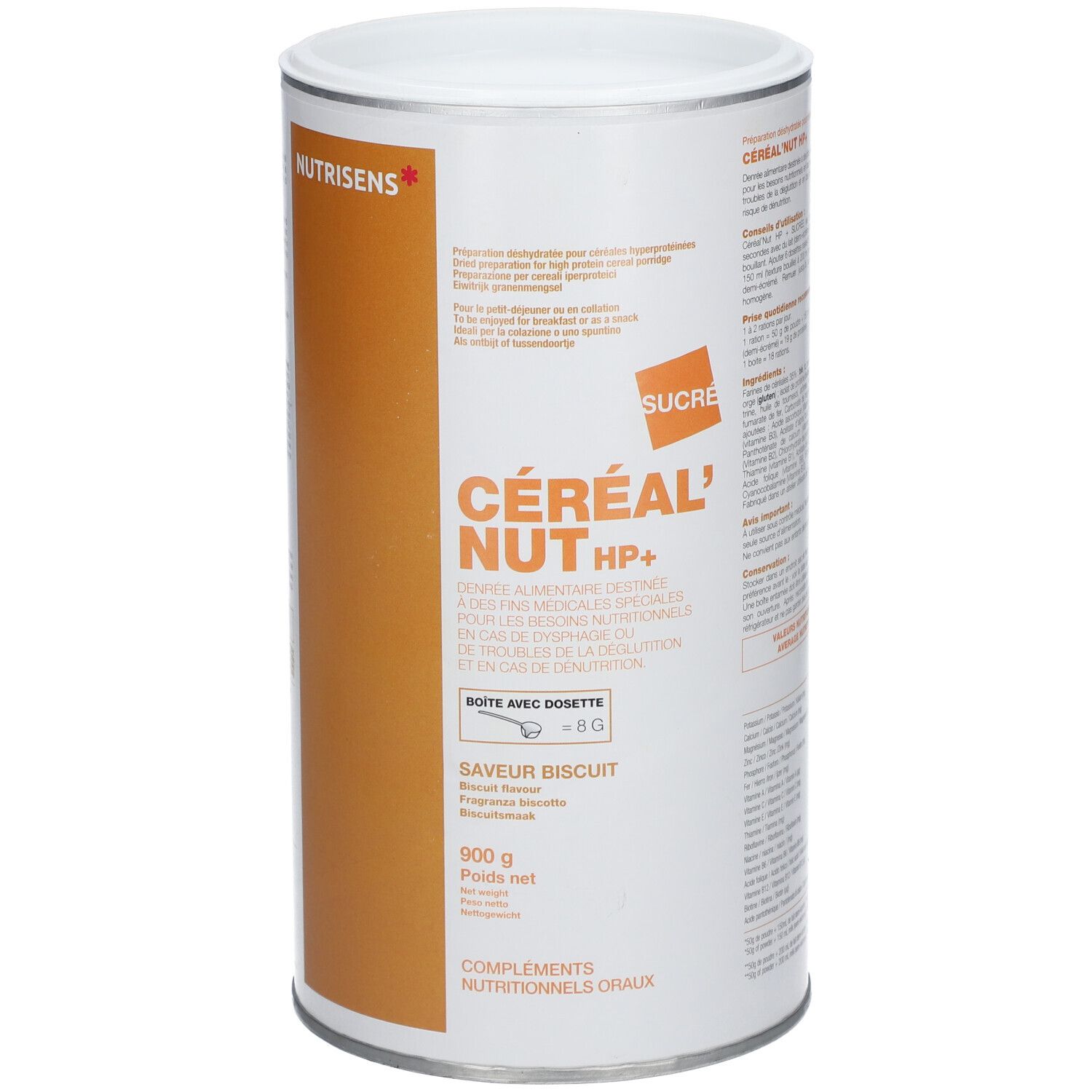 Nutrisens Céréales Nut HP + BT Biscuit