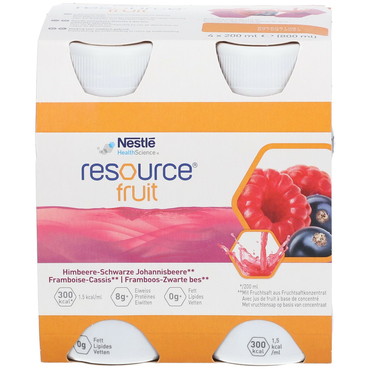 Resource Fruit Framboos & Zwarte Bes