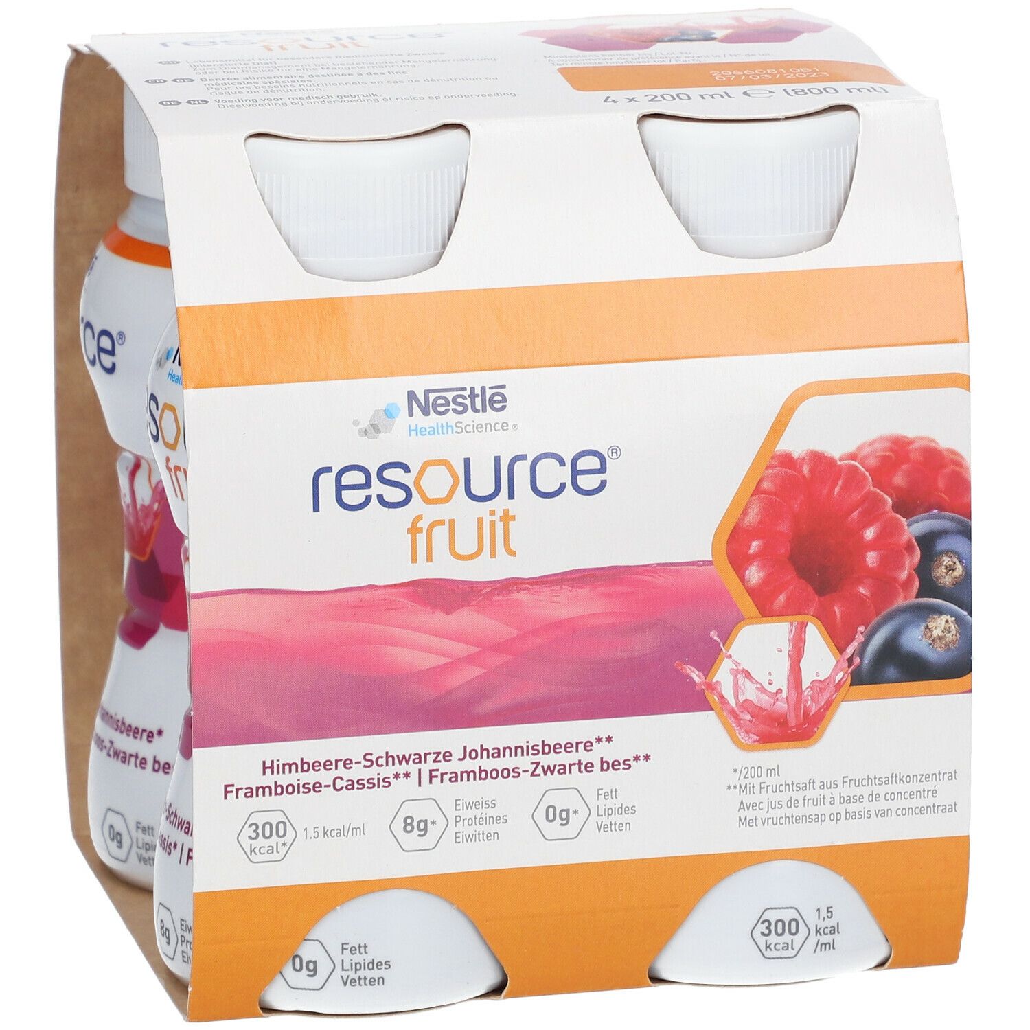Resource Fruit Framboos & Zwarte Bes