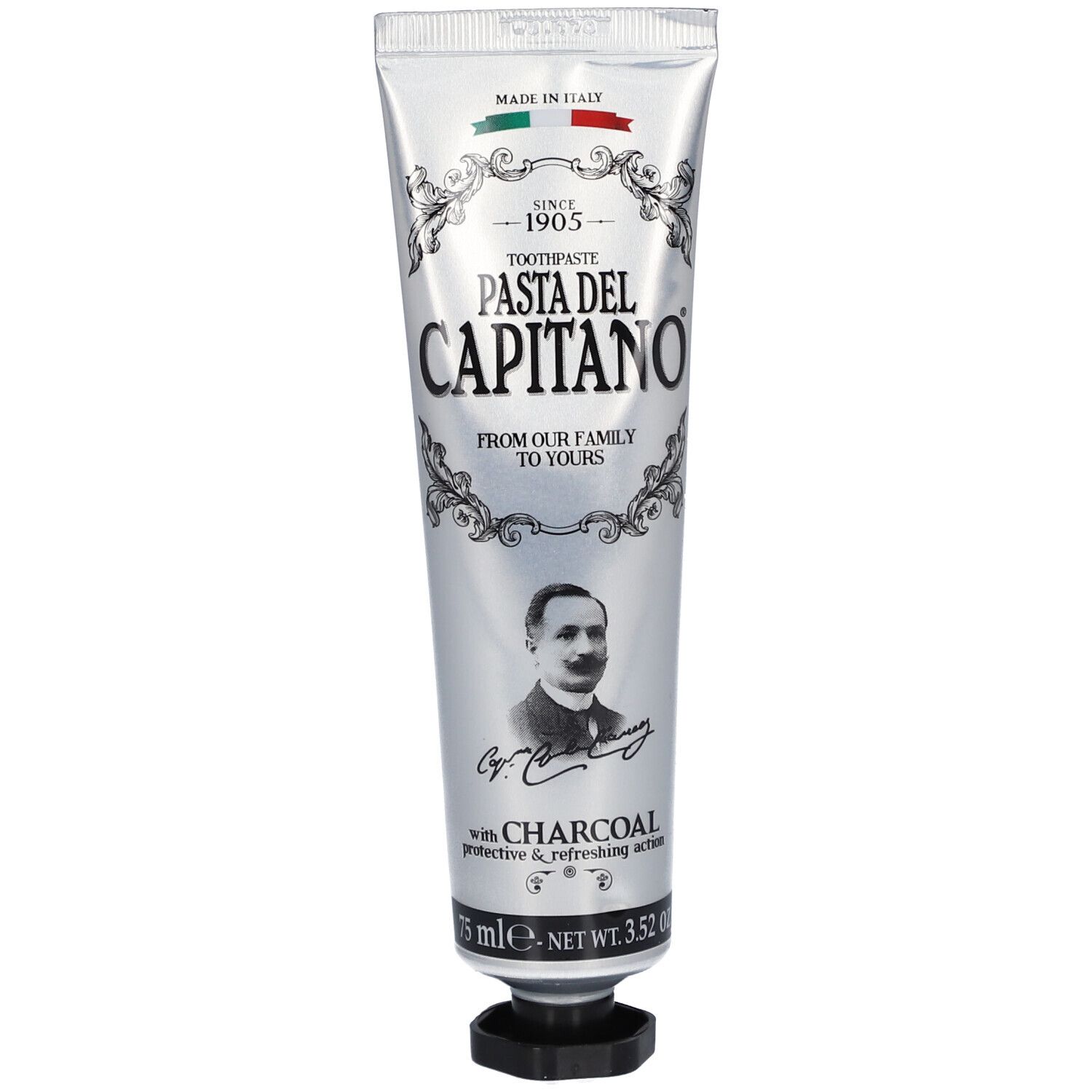 Pasta del Capitano Charcoal Dentifrice