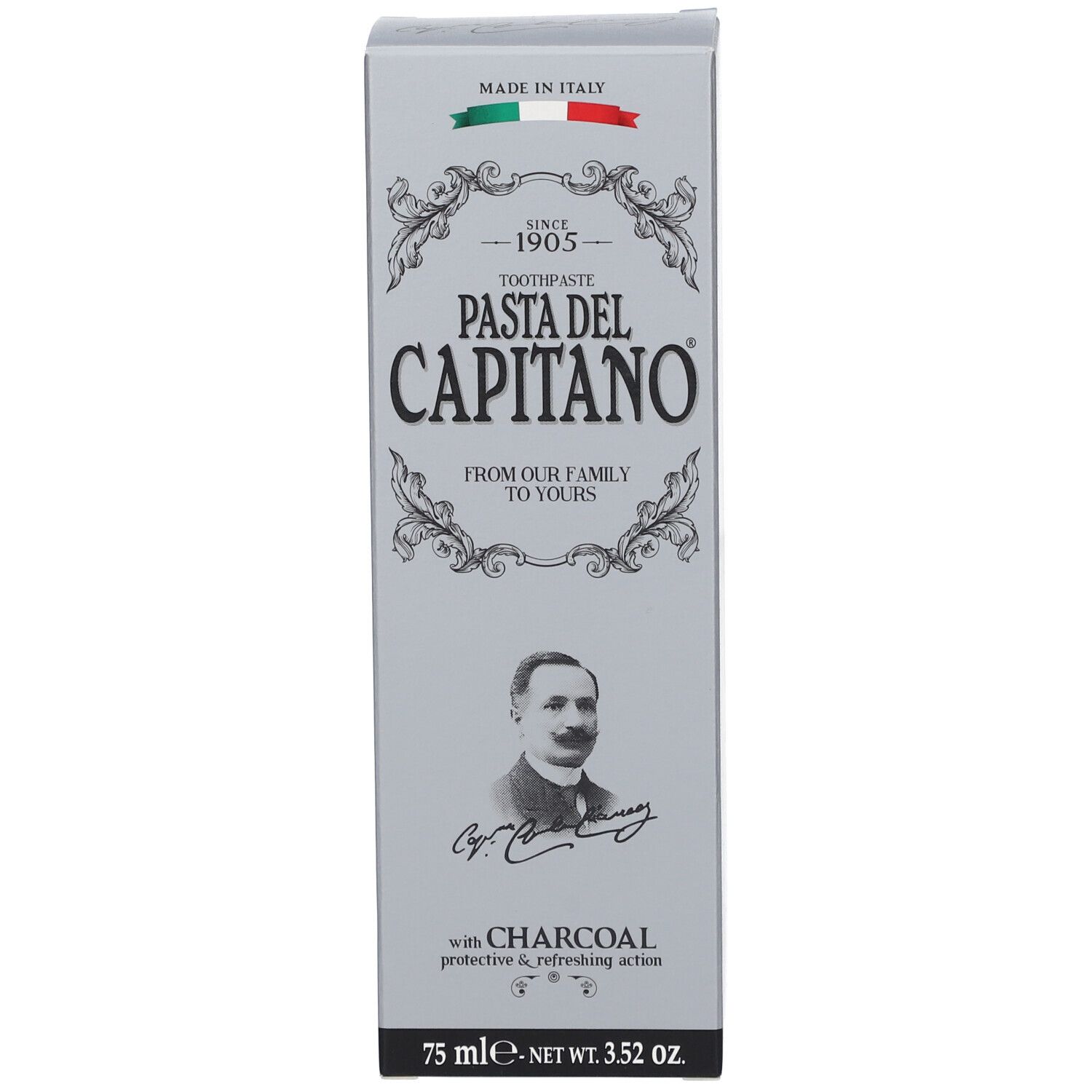 Pasta del Capitano Charcoal Dentifrice