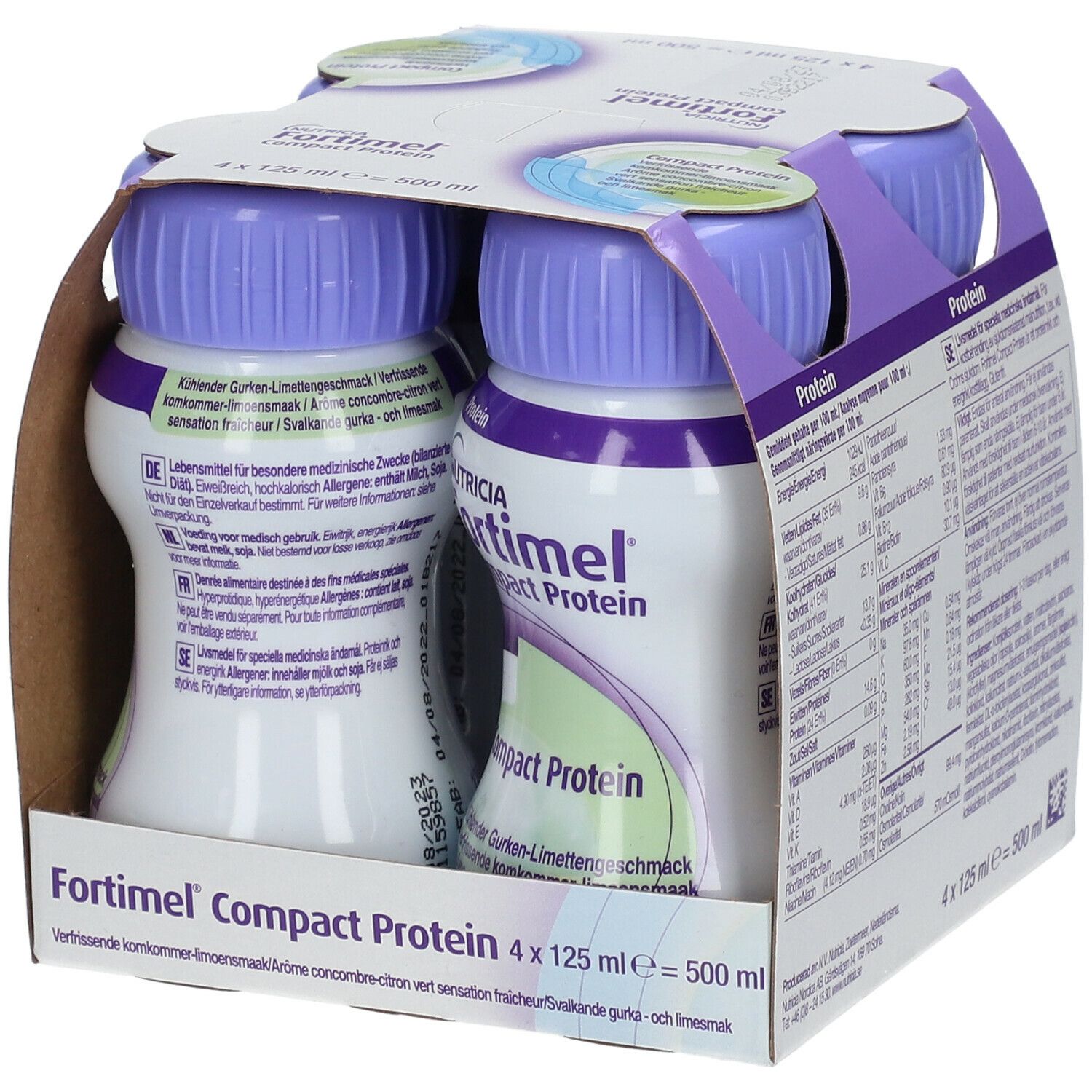 Fortimel® Compact Protein Arôme Concombre - Citron Vert Sensation Fraîcheur