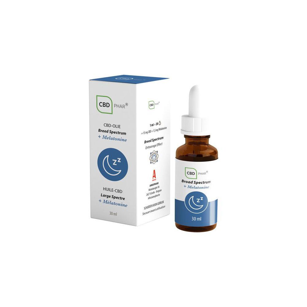 CBD-Phar CBD-Olie Breed Spectrum + Melatonine