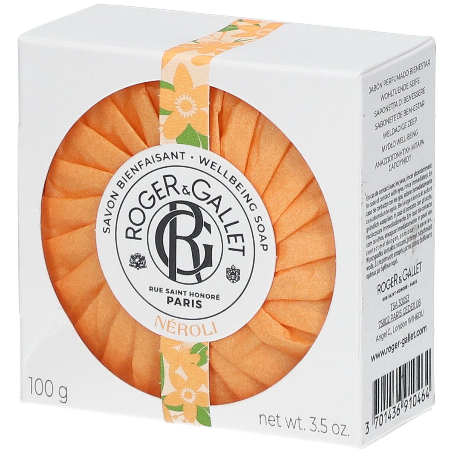 Roger & Gallet Neroli Wellbeing Soap