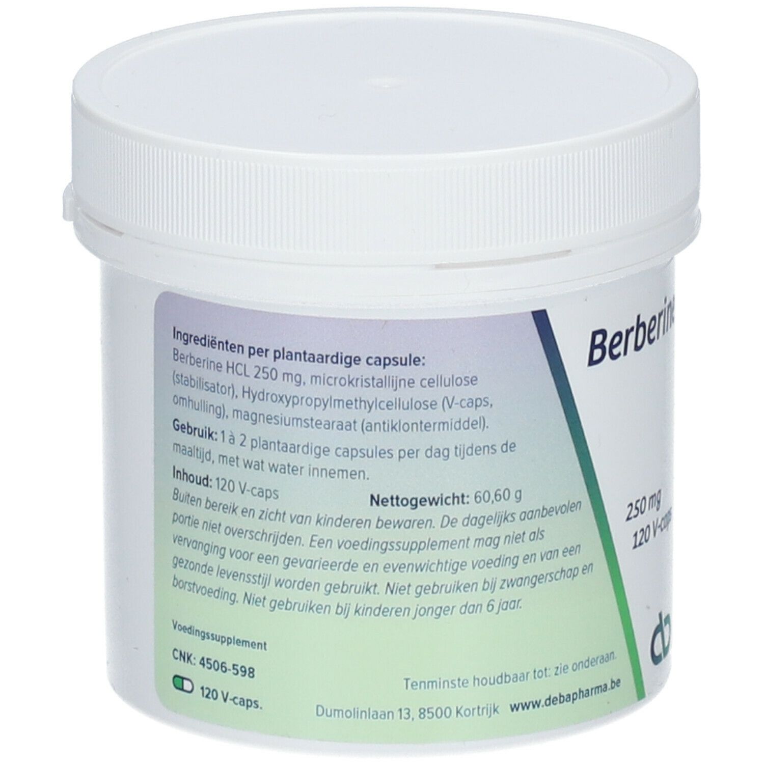 DeBa Pharma Berberine-250