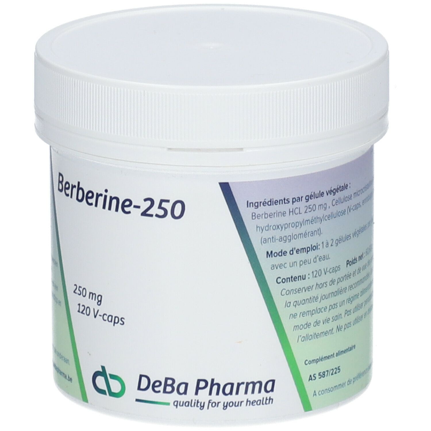 DeBa Pharma Berberine-250