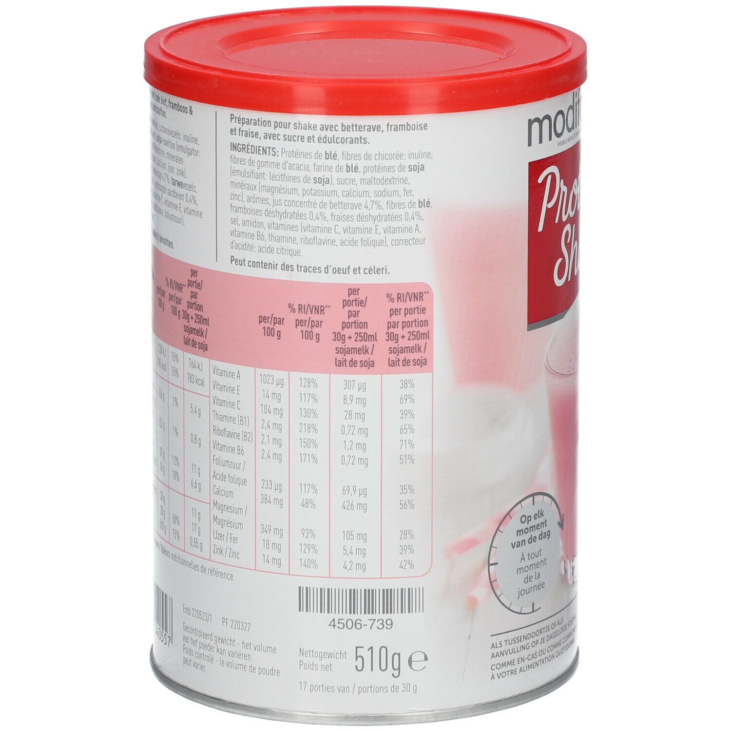 Modifast® Protein Shape Milkshake Fruits Rouges - Betterave