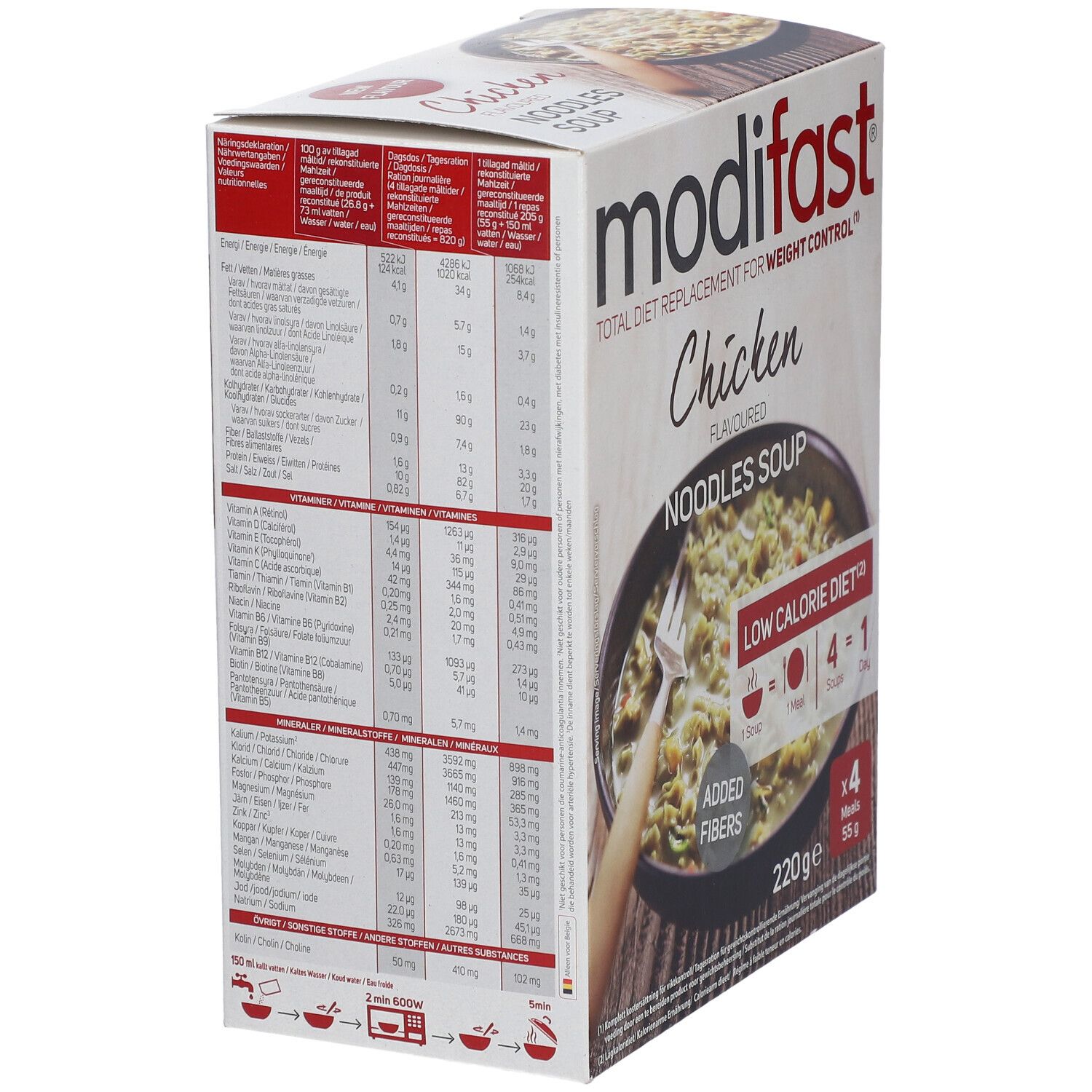 Modifast® Low Calorie Diet Soupe de Poulet et Nouilles