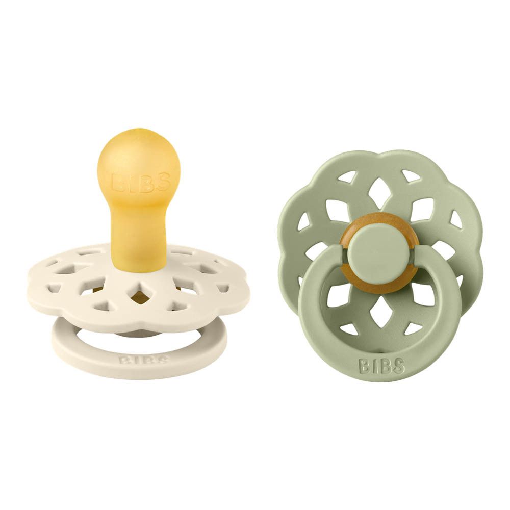 BIBS Fopspeen Boheme Sage - Ivory 0-6 Maanden