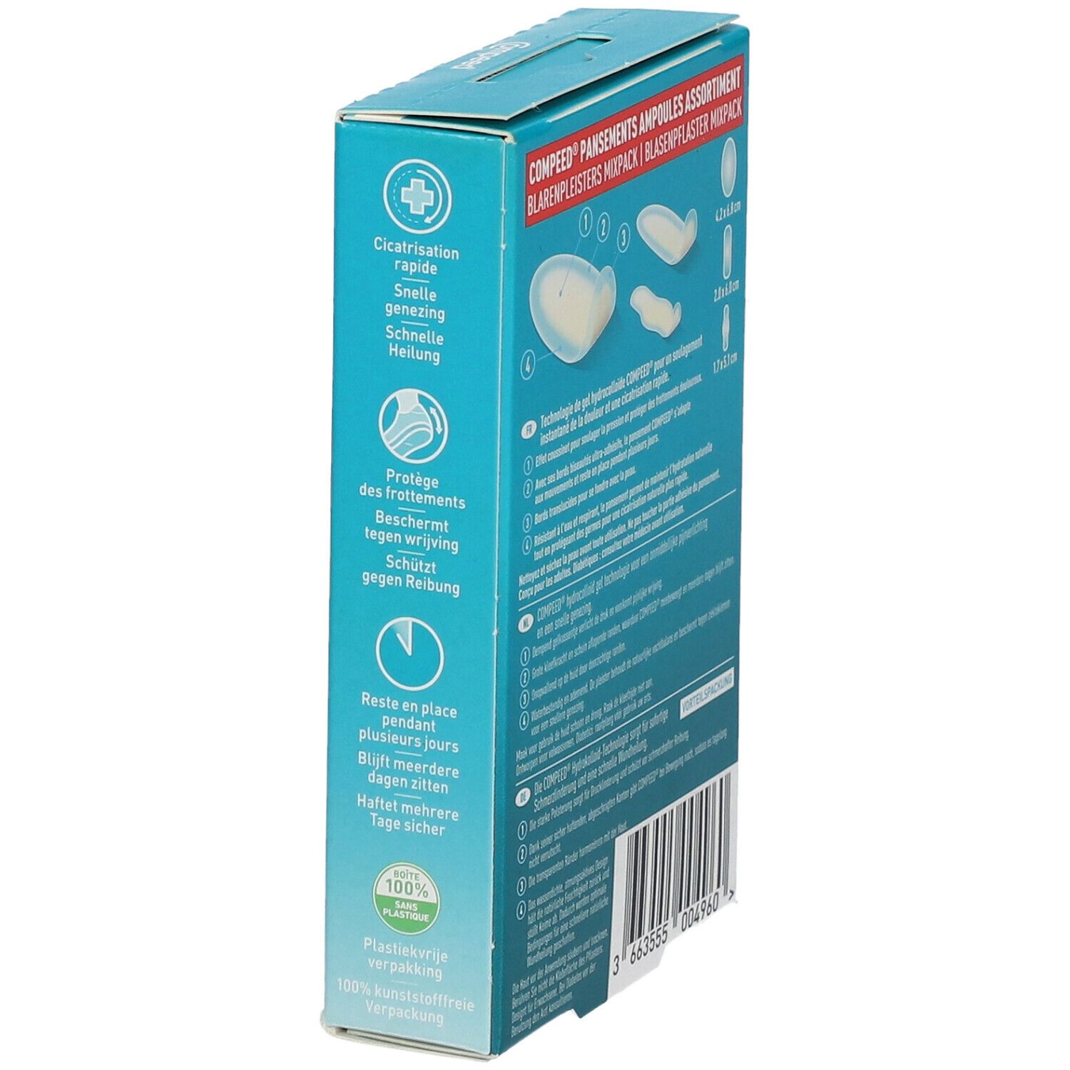 Compeed® Pansements Ampoules Assortiment Format Économique