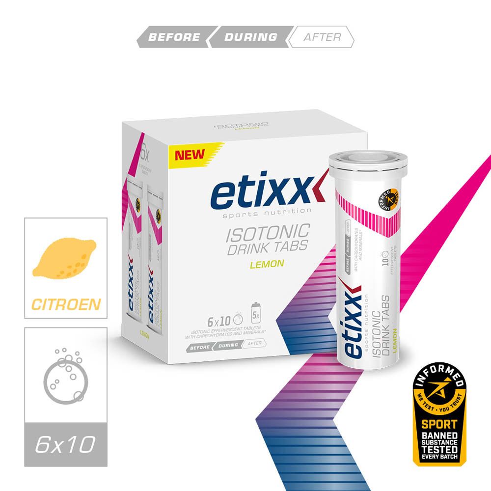 Etixx Isotonic Drink Tabs Lemon