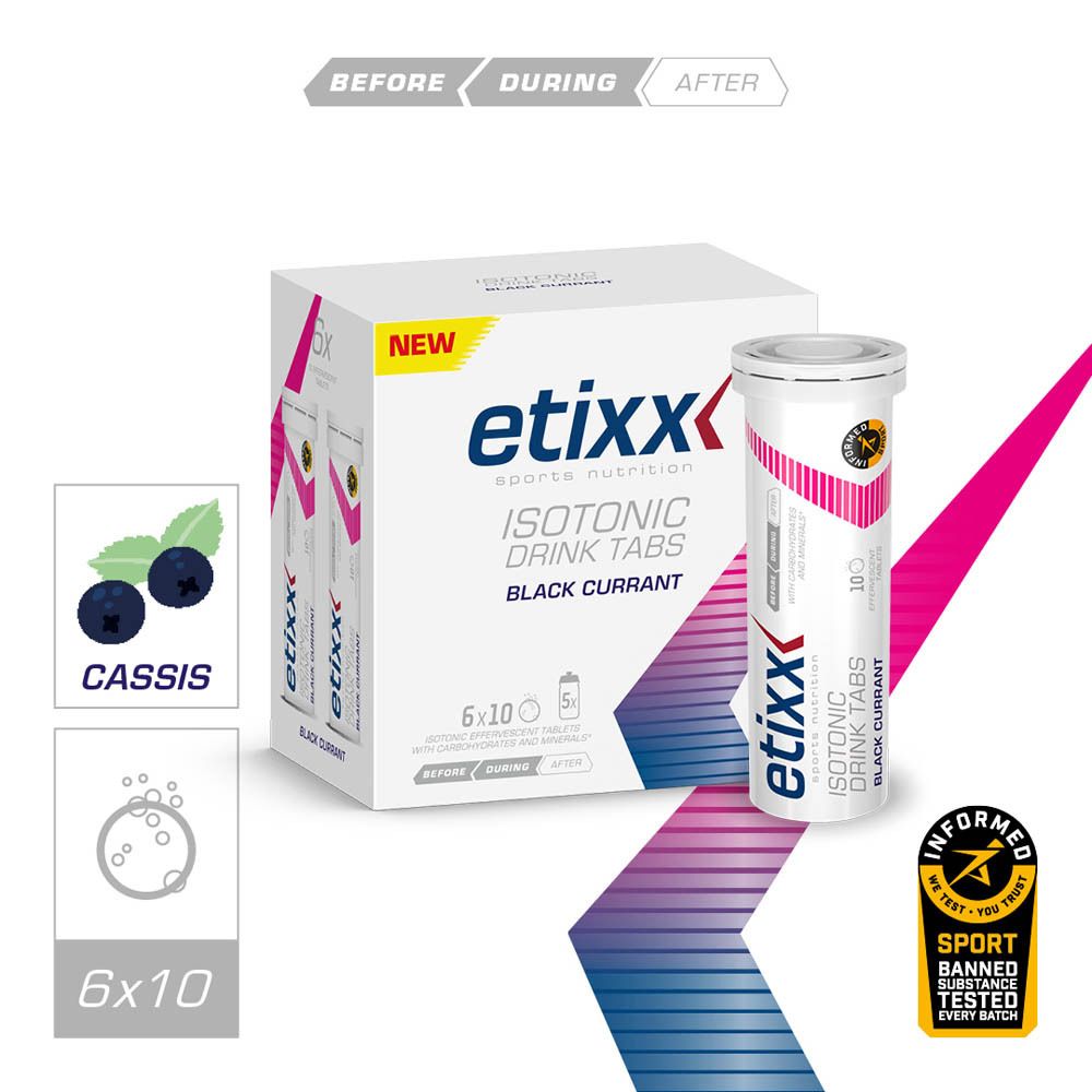 Etixx Isotonic Drink Tabs Black Currant