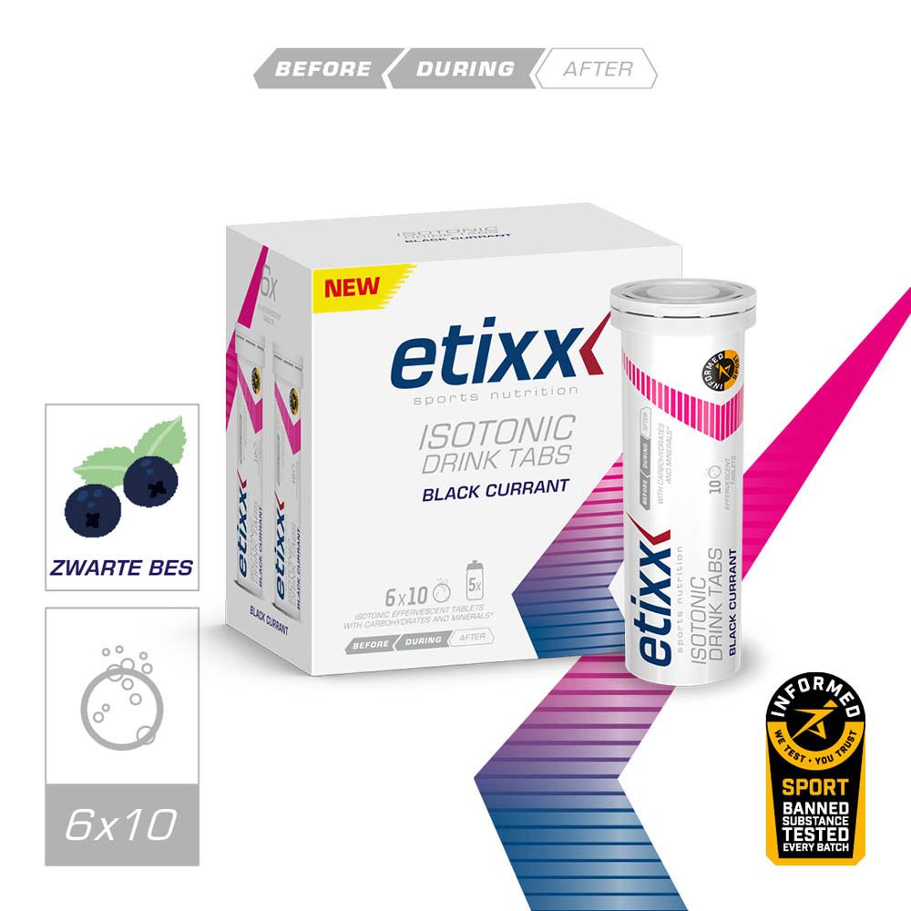 Etixx Isotonic Drink Tabs Black Currant