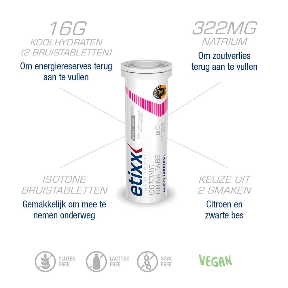 Etixx Isotonic Drink Tabs Black Currant