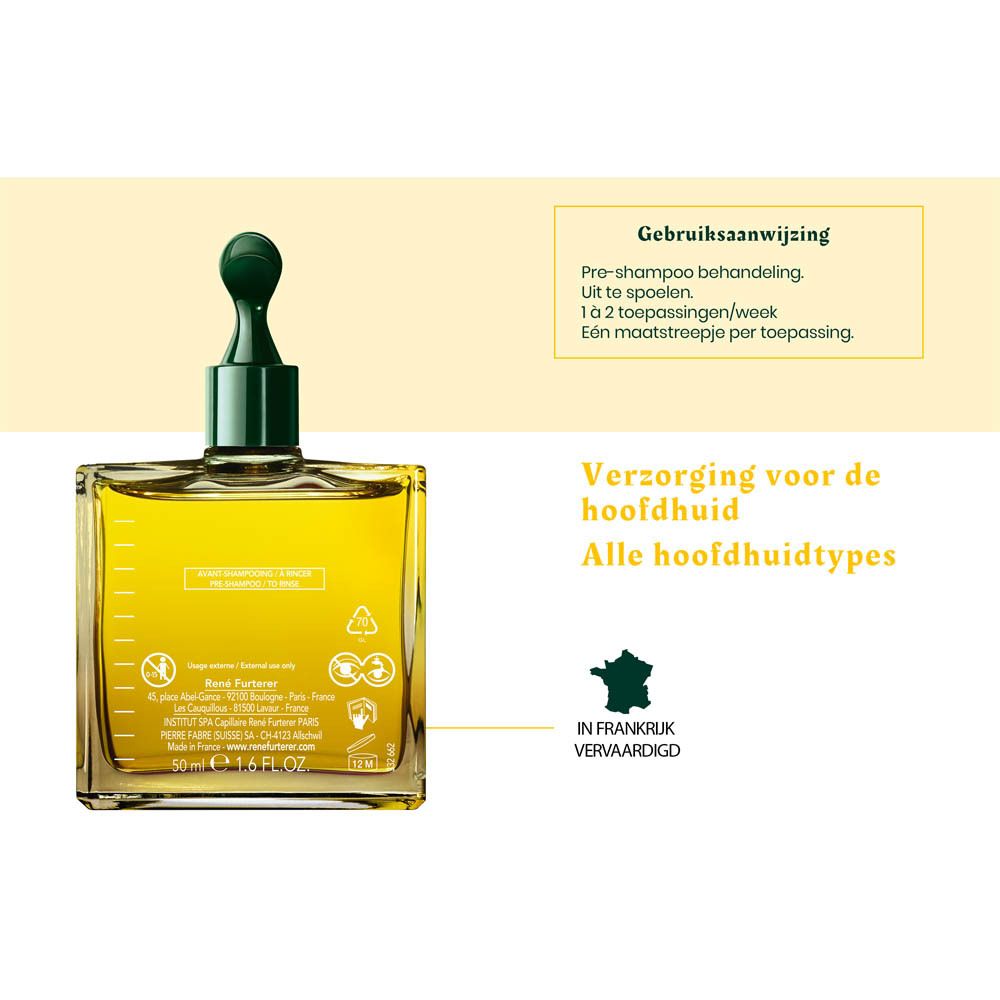 Verpakking van René Furterer Complexe 5. Tekst: Concentré stimulant force & vitalité.