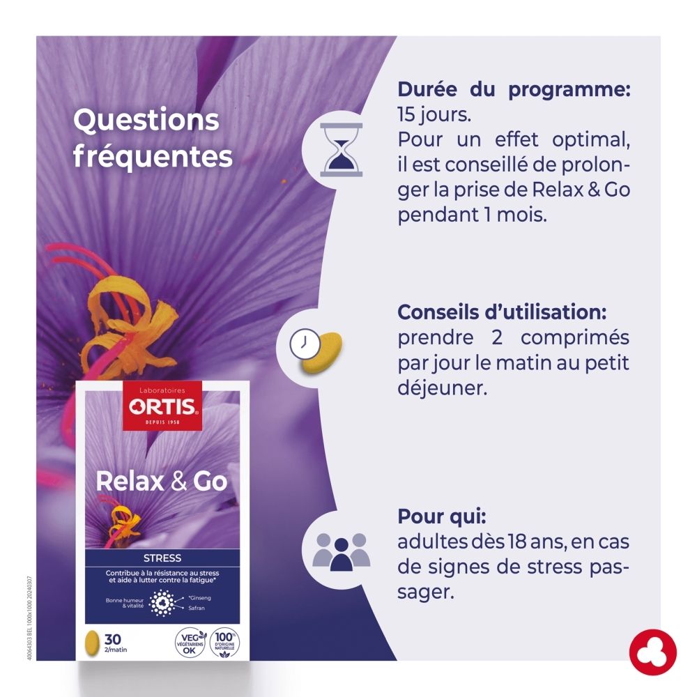 Ortis Relax & Go : Foire aux questions et conseils d'utilisation.