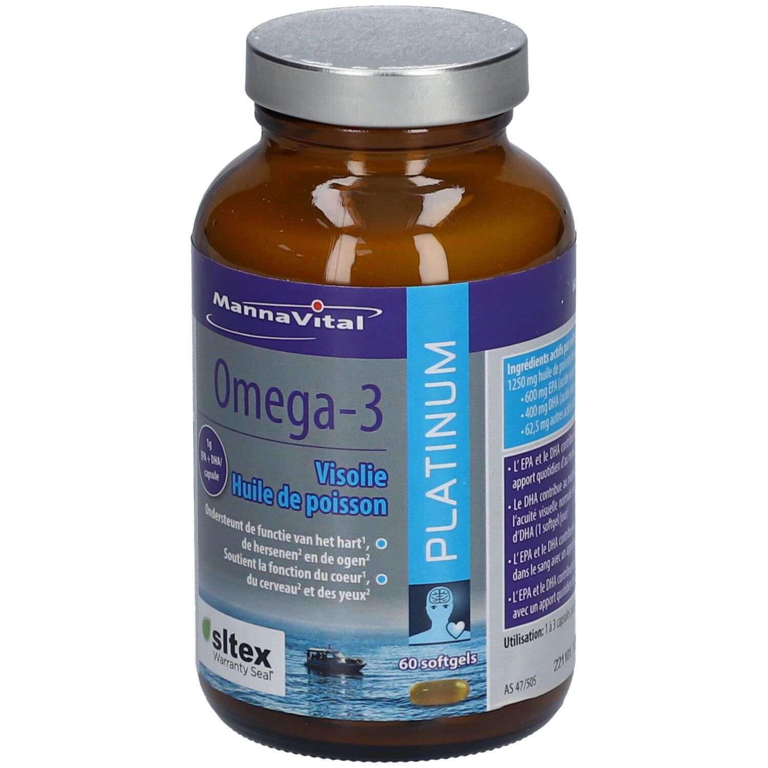 MannaVital Omega-3 Platinum Visolie